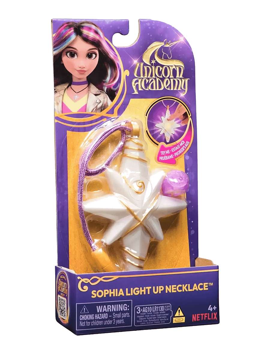 Unicorn Academy - Unicorn Academy Sophia's Light Up Necklace & Ring - kostumetilbehør - muti - 0