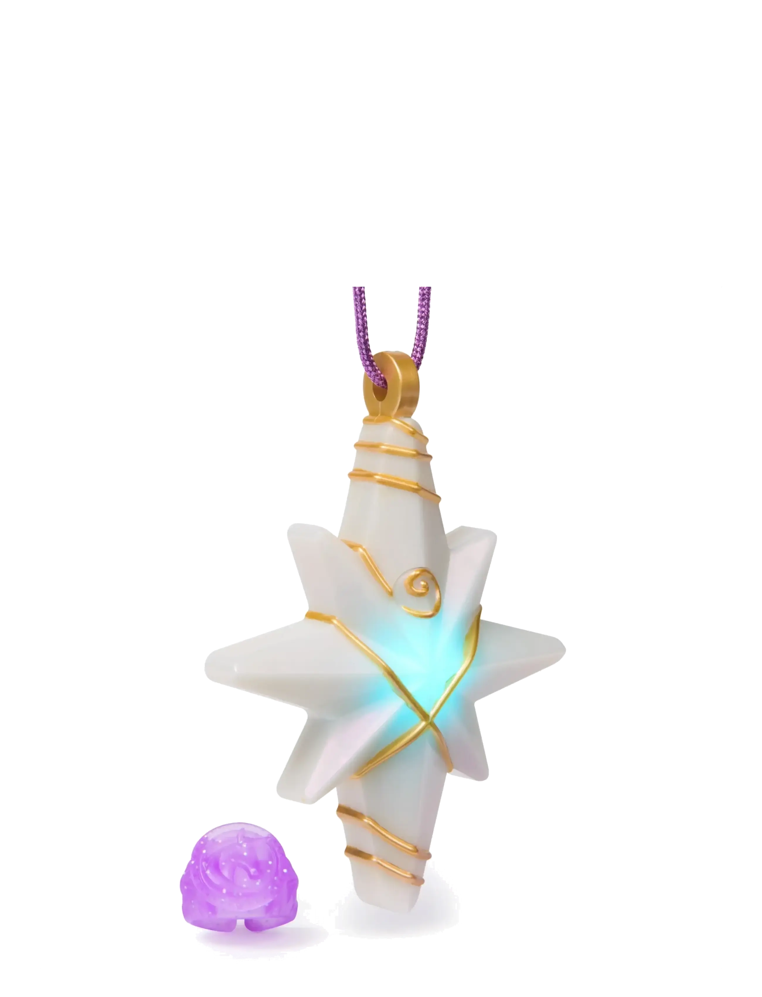 Unicorn Academy - Unicorn Academy Sophia's Light Up Necklace & Ring - kostumetilbehør - muti - 3