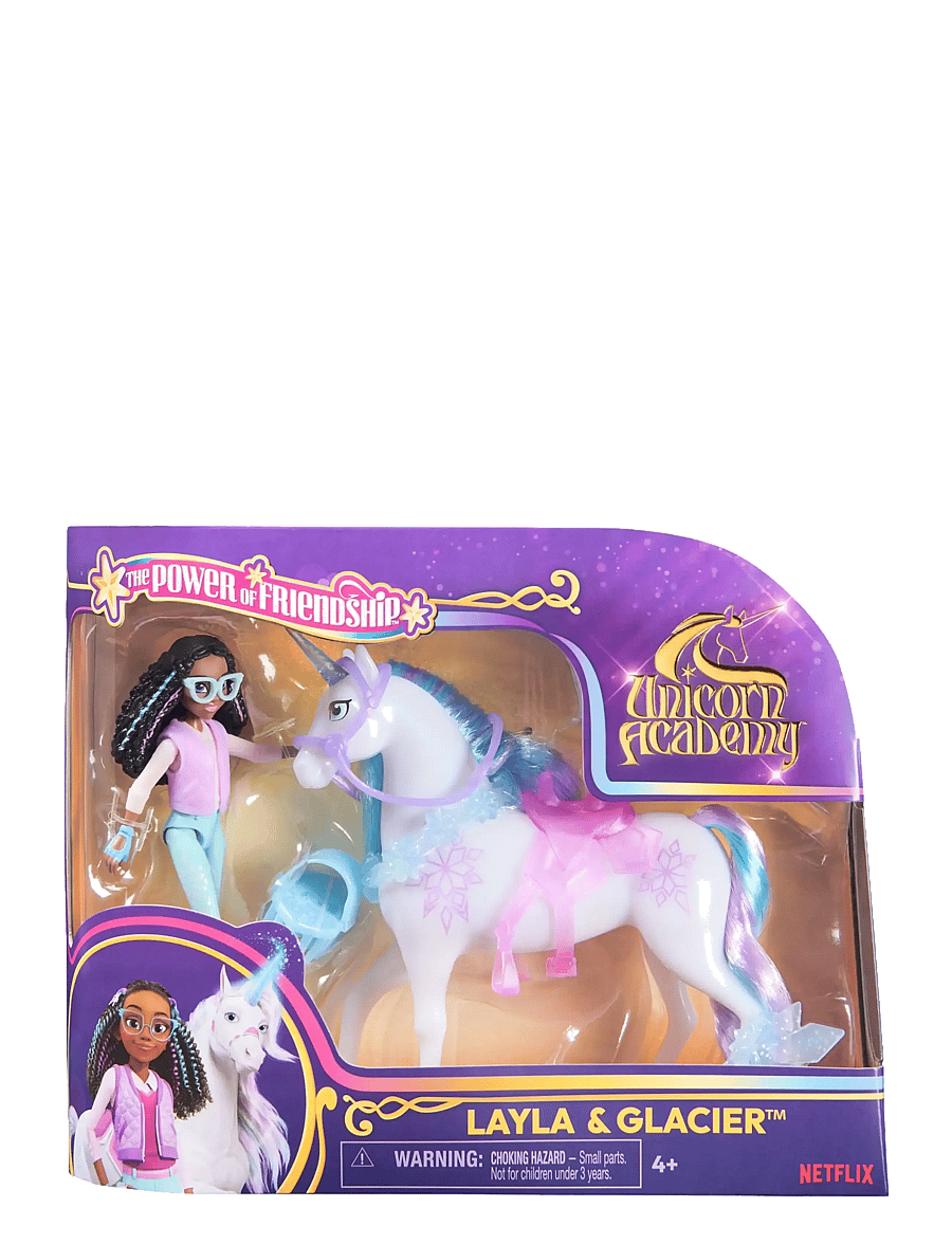 Unicorn Academy - Unicorn Academy Doll & Unicorn V2 -Layla & Glacier - dúkkur - muti - 1