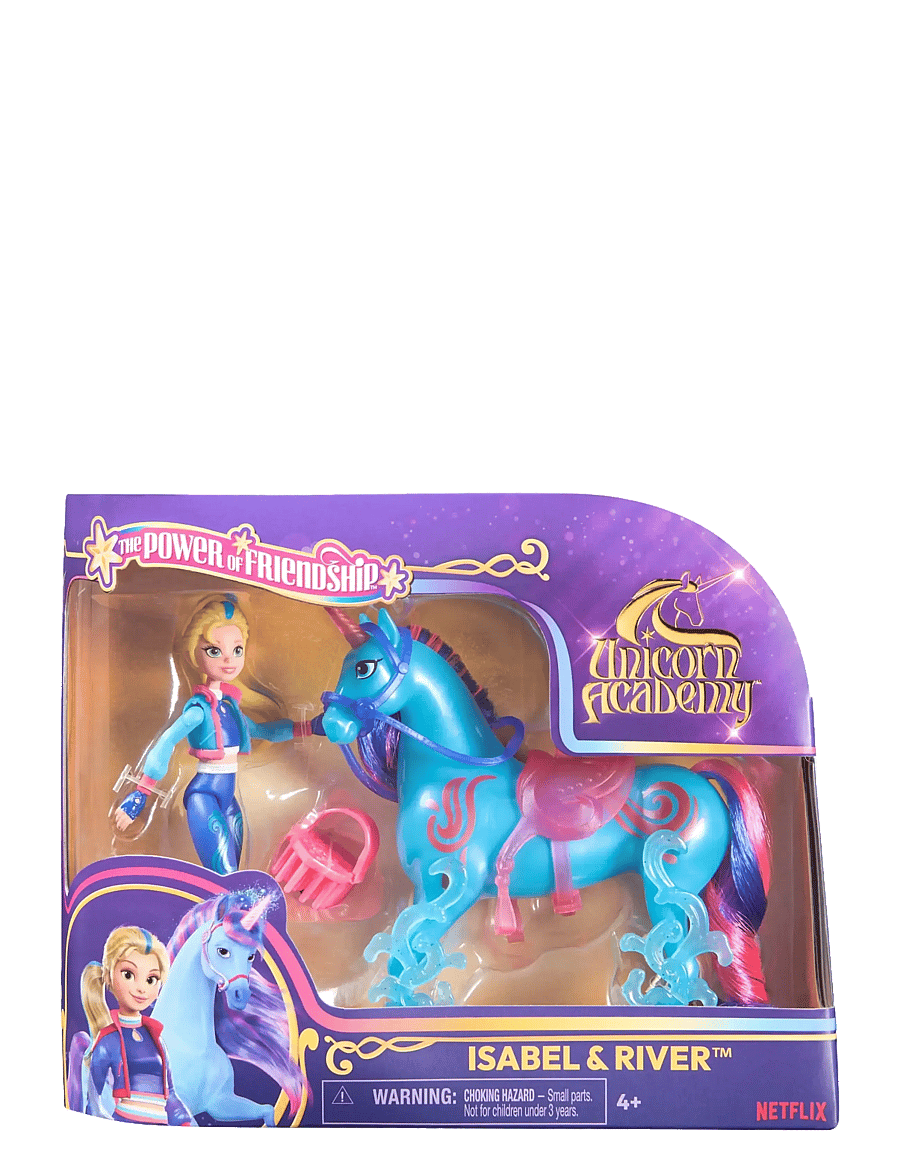 Unicorn Academy - Unicorn Academy Doll & Unicorn V2 - Isabel & River - dukker - muti - 1