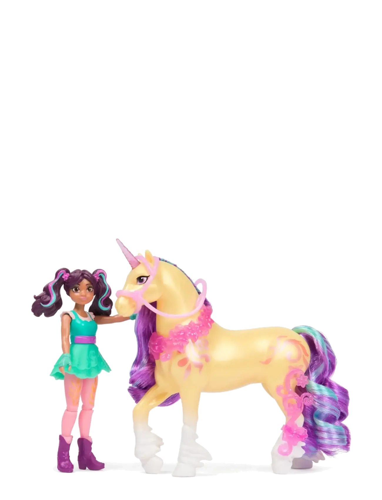 Unicorn Academy Doll & Unicorn V2 - Ava & Leaf - MUTI