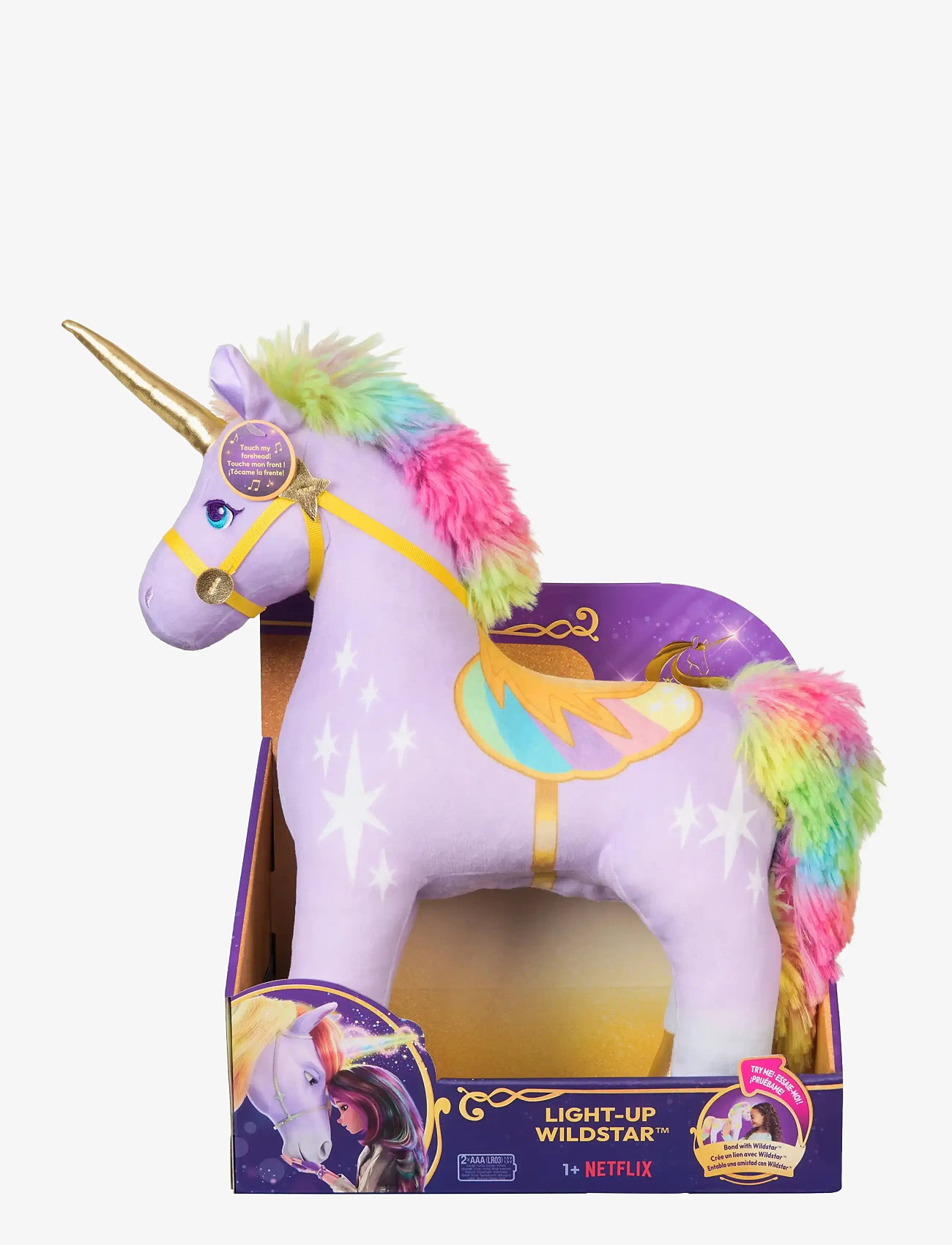 Unicorn Academy - Unicorn Academy Wildstar Feature Unicorn Plush38cm - tøjdyr - muti - 0