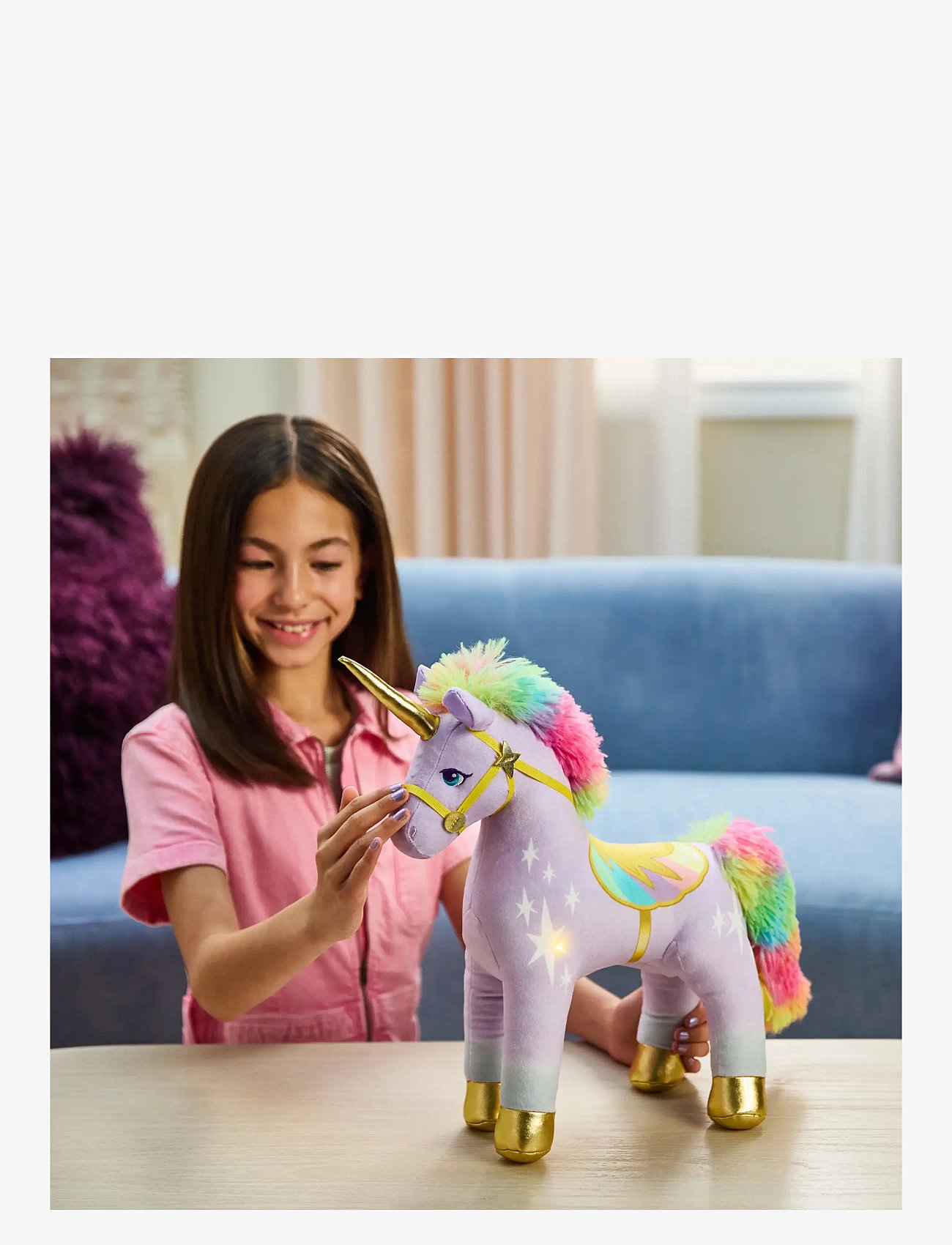 Unicorn Academy - Unicorn Academy Wildstar Feature Unicorn Plush38cm - tøjdyr - muti - 3