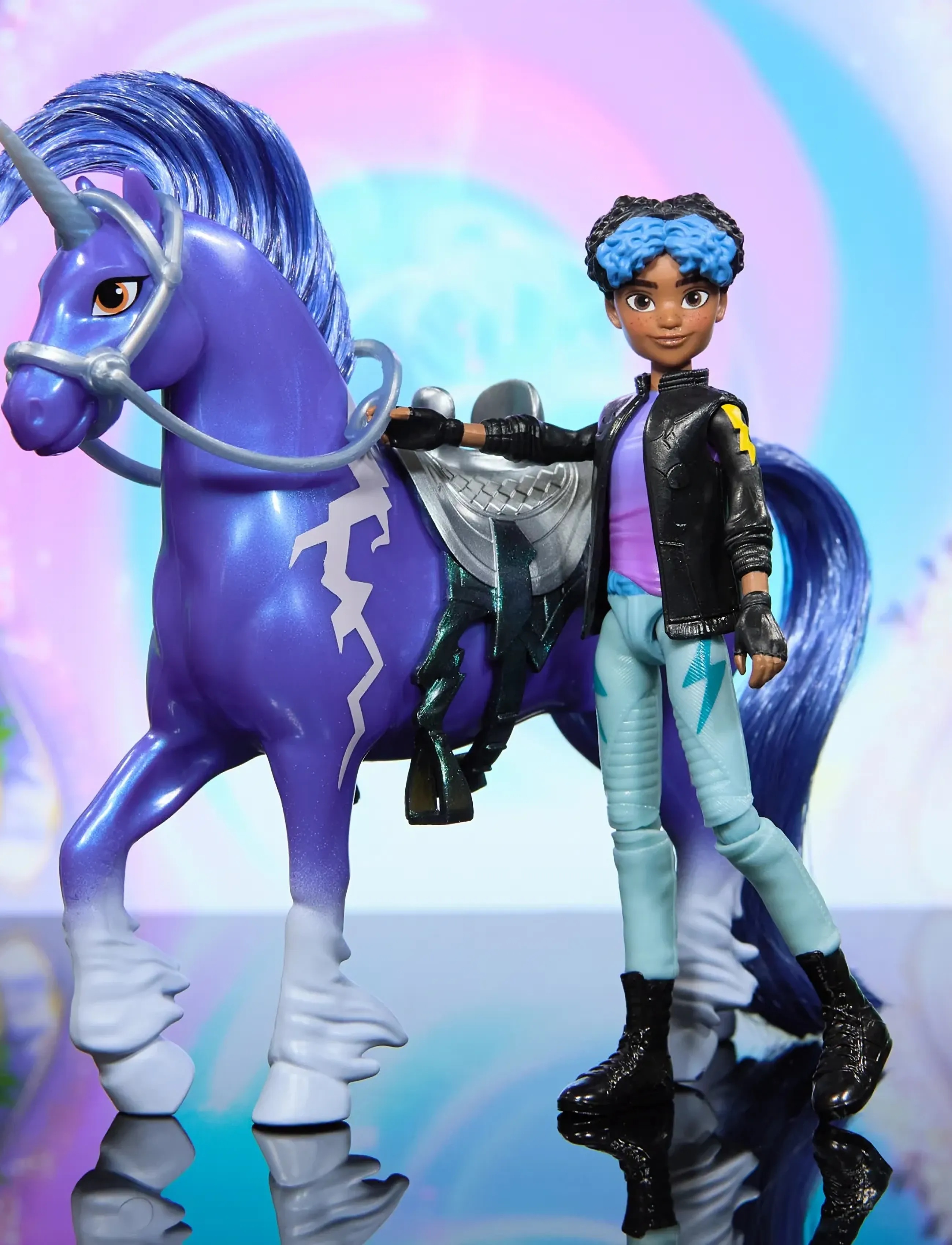 Unicorn Academy Doll & Unicorn V2 Rory & Storm, Børn, Dolls, Lila, Str: ONE SIZE