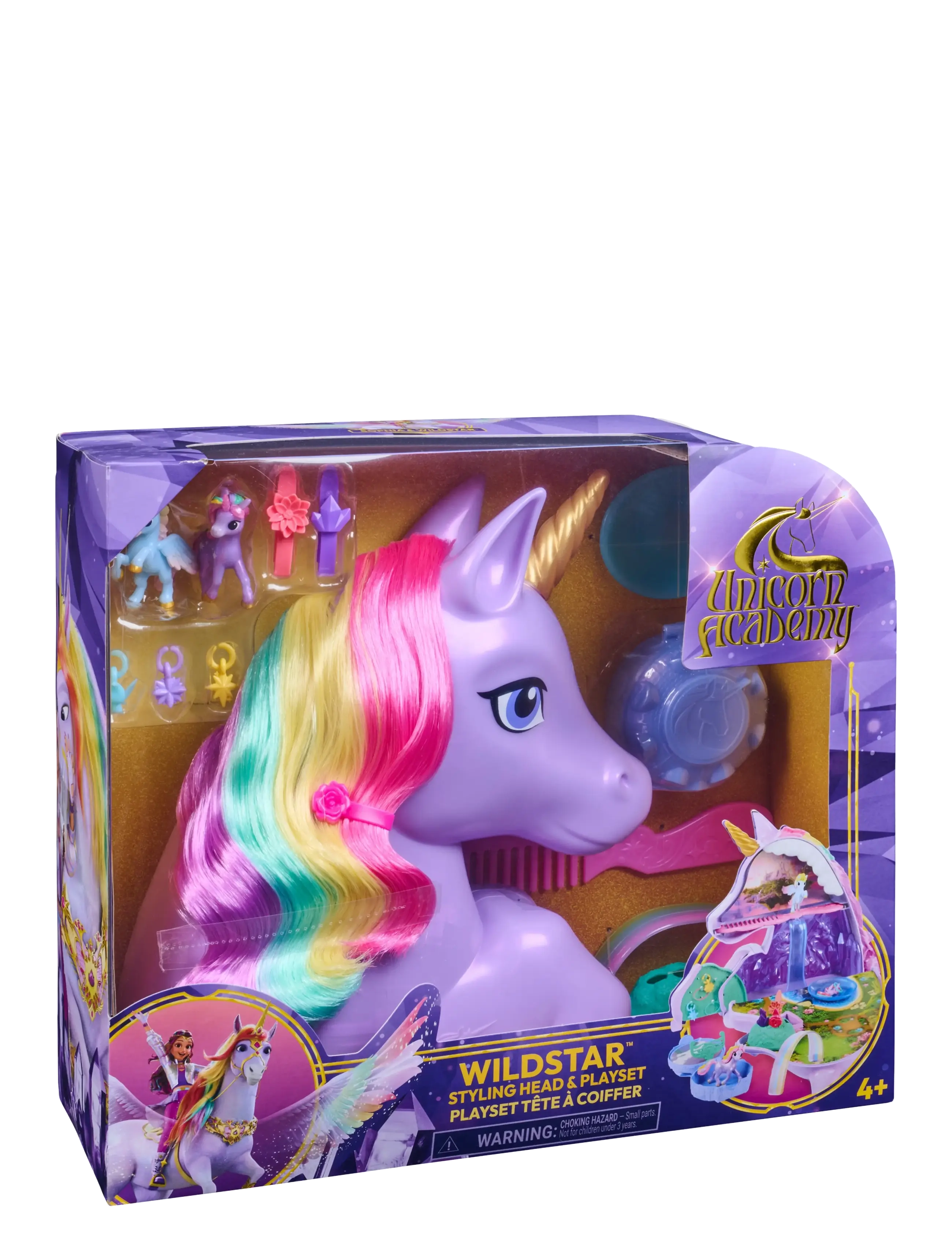 Unicorn Academy - Unicorn Academy 2in1 Styling Head & Playset - lekset - multi - 3