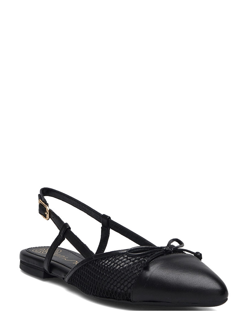 UNISA - AMALENTONFI - Žemakulnės basutės atviru kulnu - black - 0