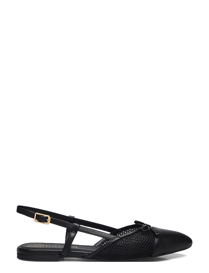 UNISA - AMALENTONFI - Žemakulnės basutės atviru kulnu - black - 1