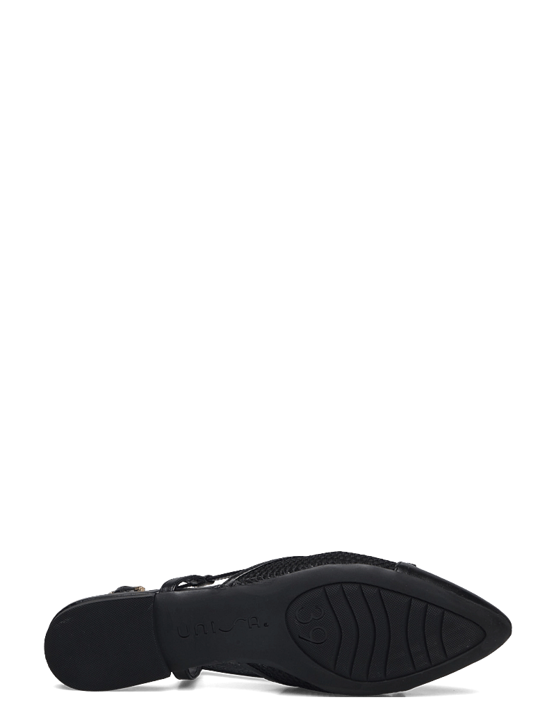 UNISA - AMALENTONFI - Žemakulnės basutės atviru kulnu - black - 4