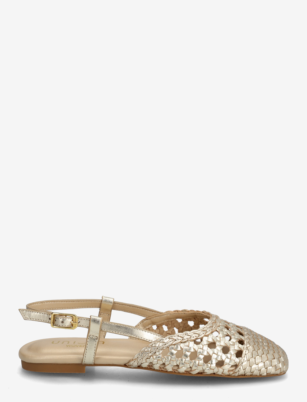 UNISA - BADRISHF - flache slingbacks - platino - 1