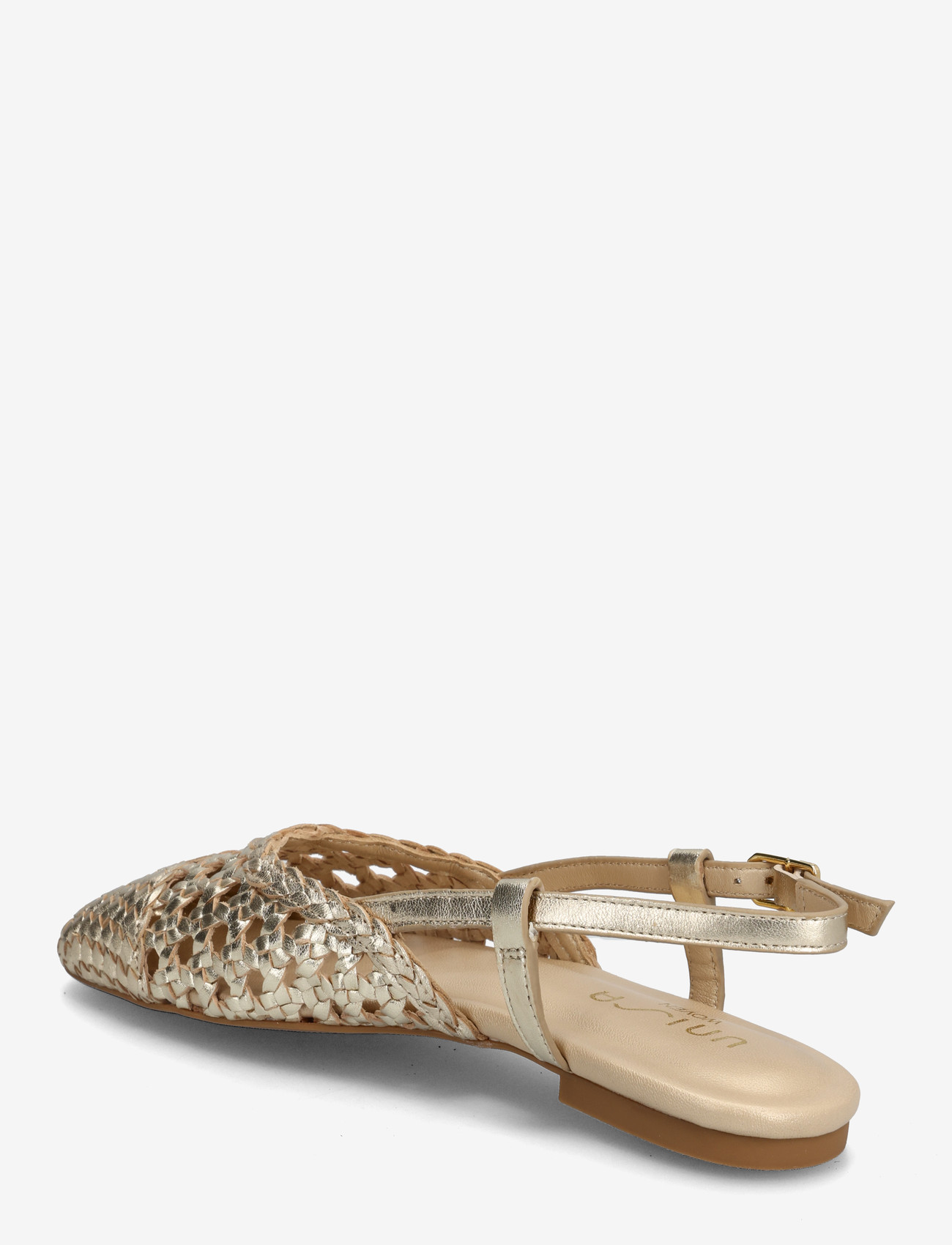 UNISA - BADRISHF - flache slingbacks - platino - 2