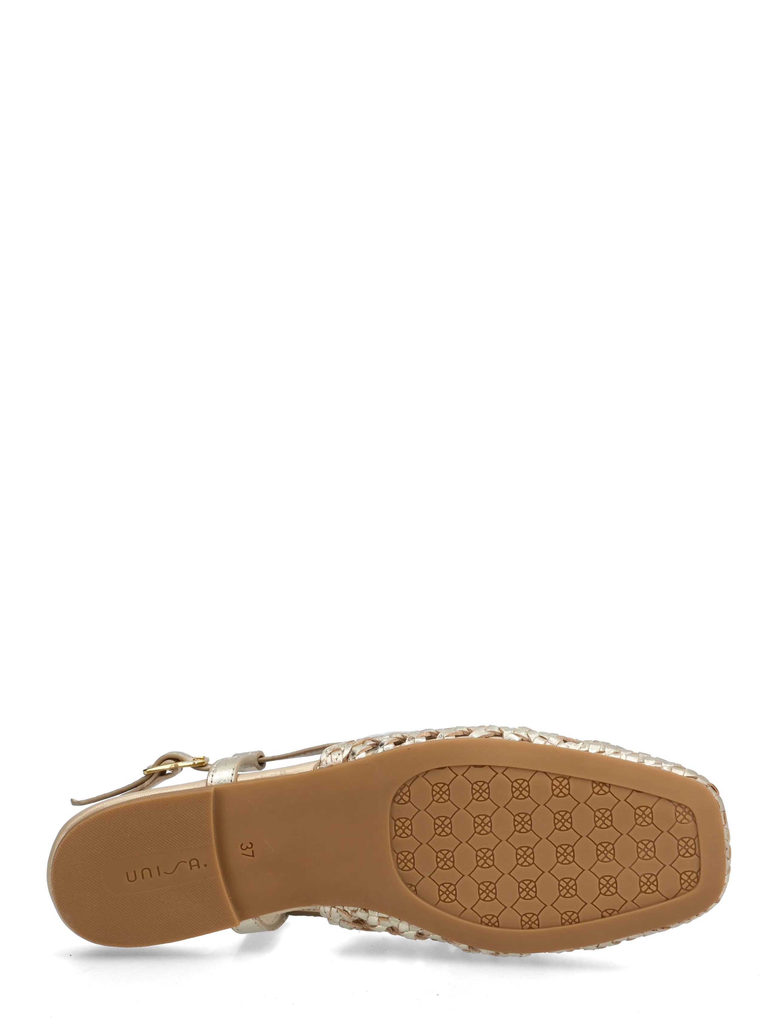 UNISA - BADRI_SHF - flache sandalen - platino - 4