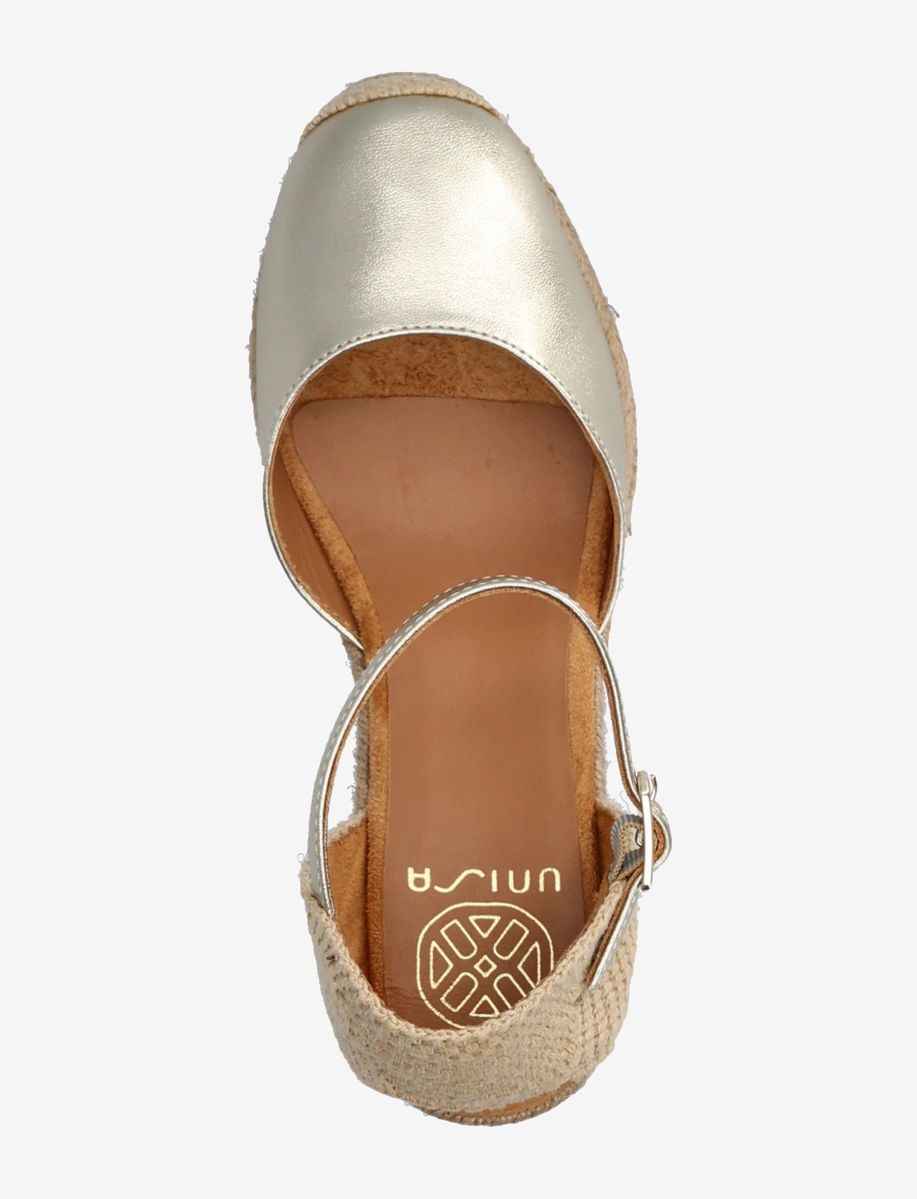 UNISA - CACERES_26_LMT - heeled espadrilles - platino - 3