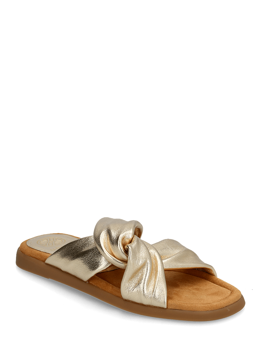 UNISA - CAMBY_25_MEC - flache sandalen - platino - 0
