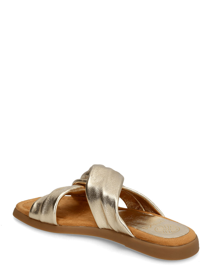UNISA - CAMBY_25_MEC - flache sandalen - platino - 2