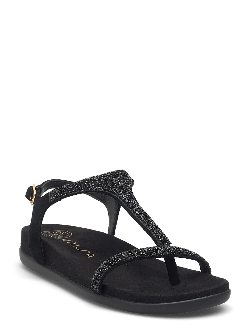 UNISA - CANADA_KS - flache sandalen - black - 0