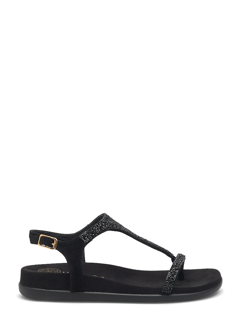 UNISA - CANADA_KS - flache sandalen - black - 1