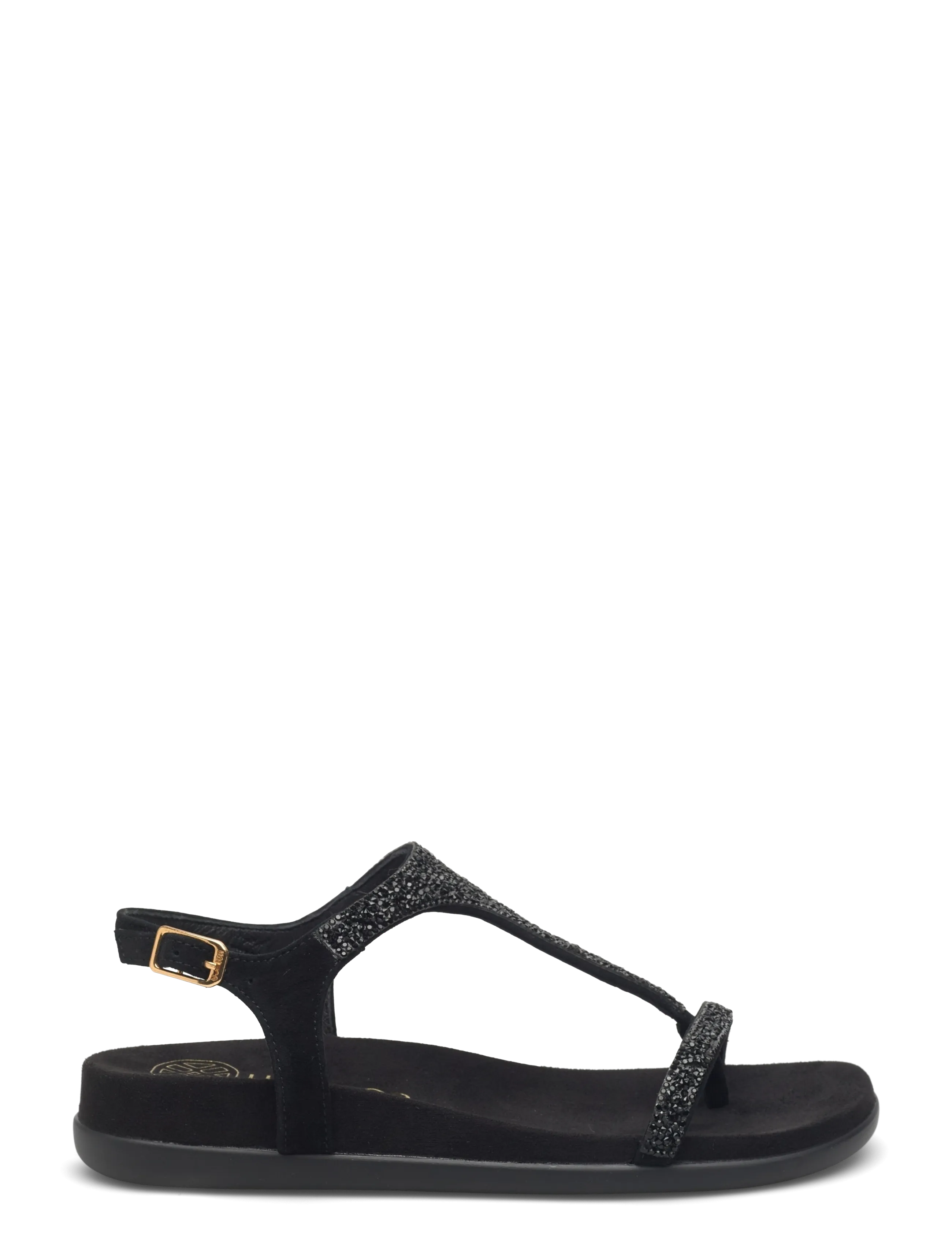 UNISA - CANADA_KS - platta sandaler - black - 1