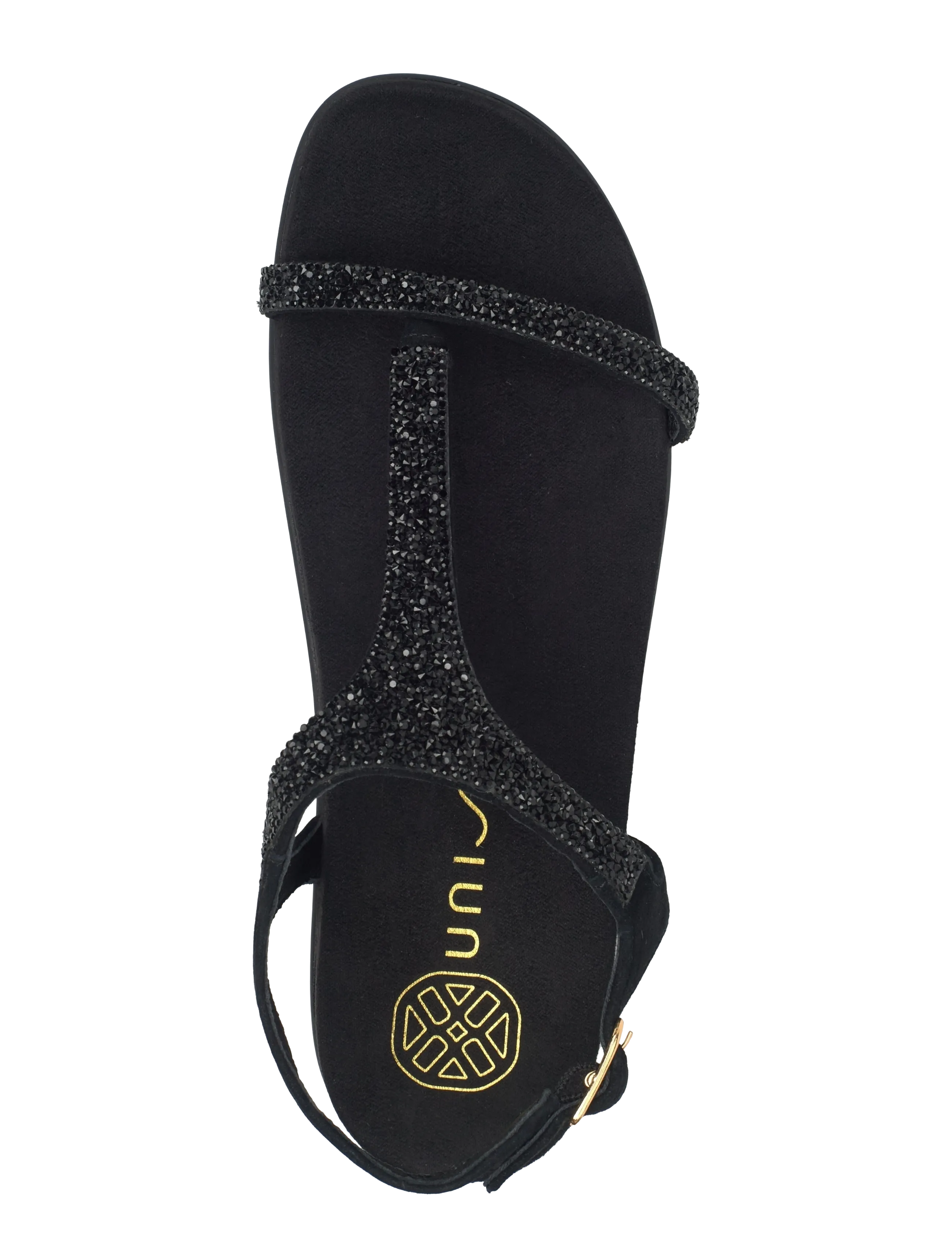 UNISA - CANADA_KS - platta sandaler - black - 3
