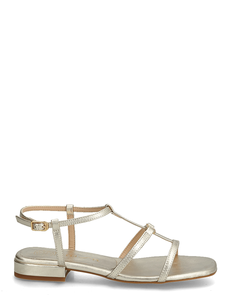 UNISA - CARENA_LMT - flache sandalen - platino - 1