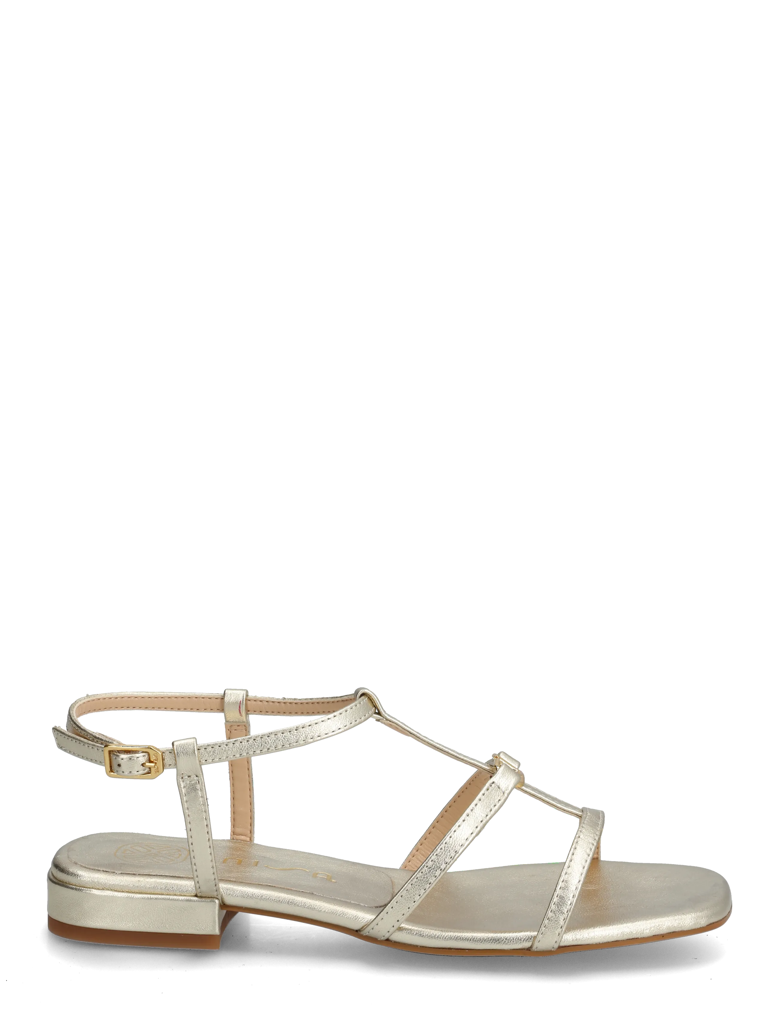 UNISA - CARENA_LMT - flache sandalen - platino - 1