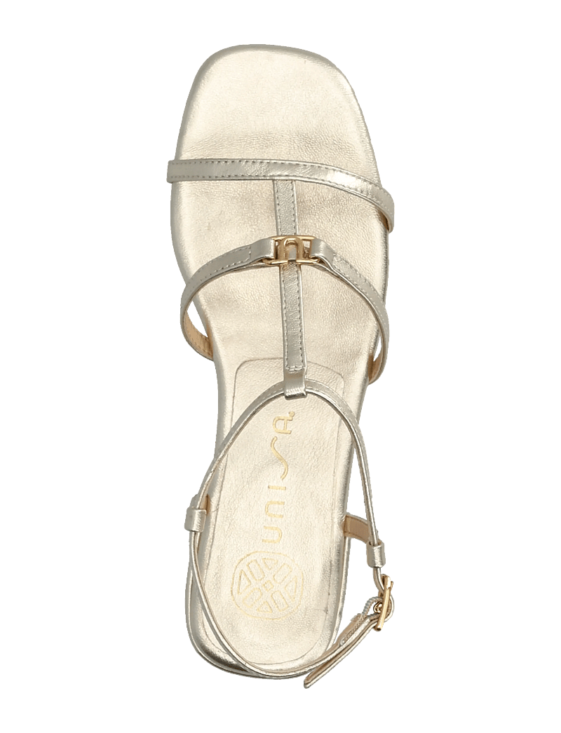 UNISA - CARENA_LMT - flache sandalen - platino - 3