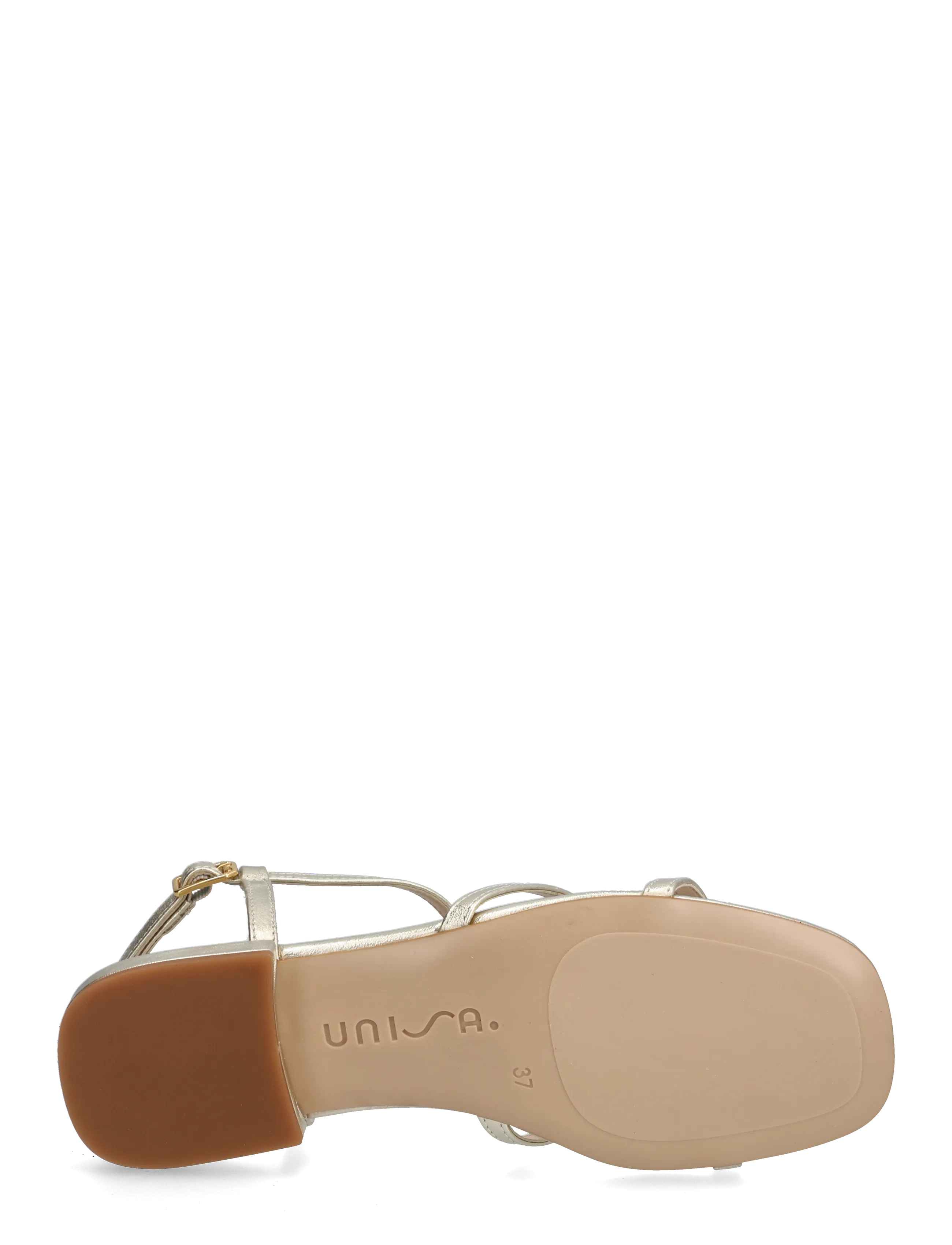 UNISA - CARENA_LMT - flache sandalen - platino - 4