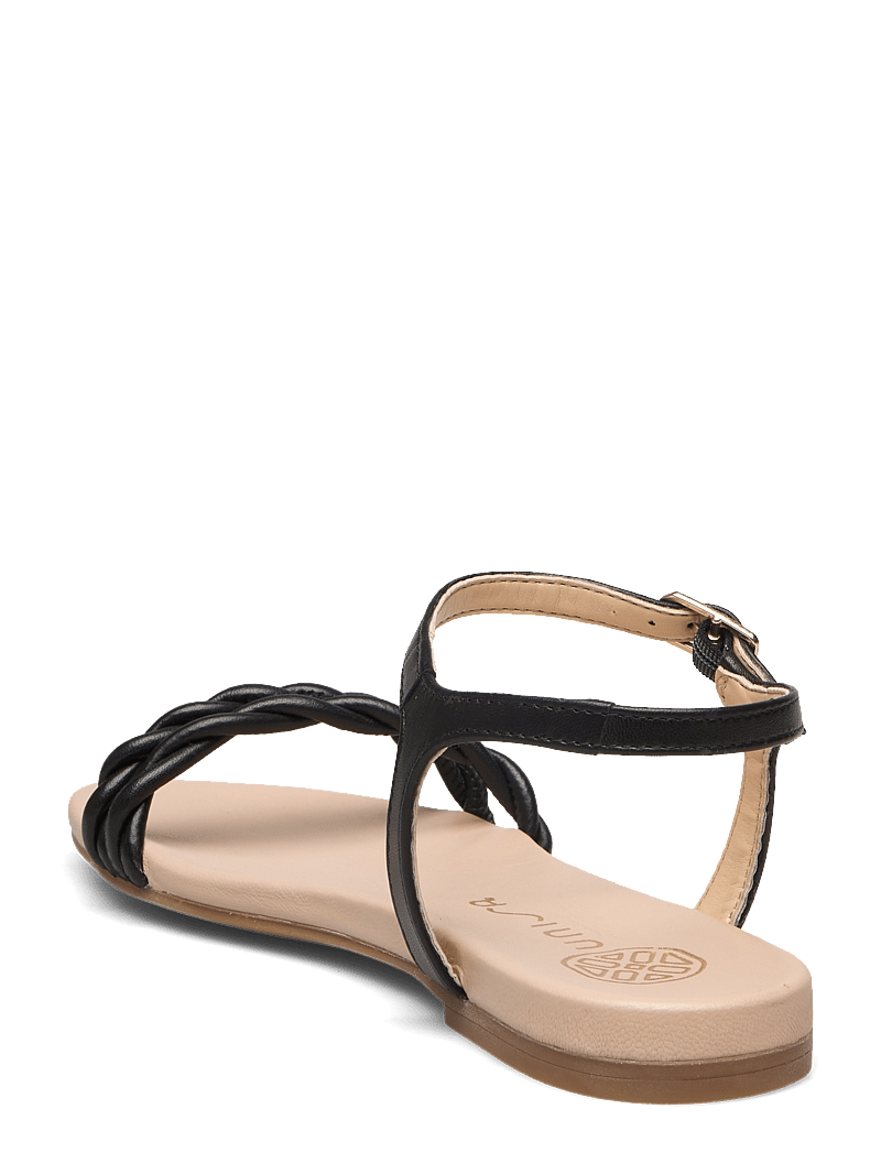 Flat Sandals Slippers Unisa UNISA Women's BLACK FLAT CHAIN Slide