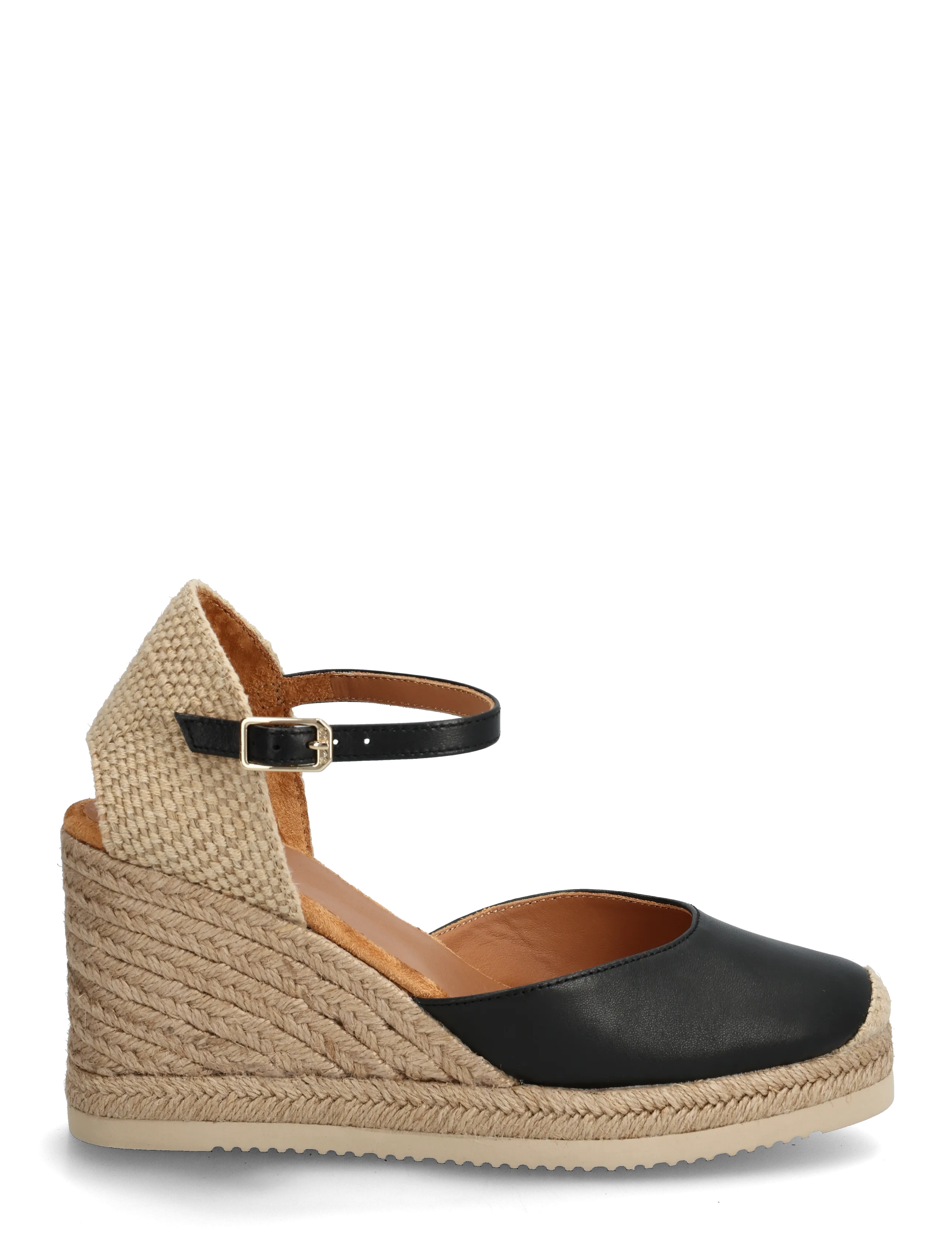 UNISA - CASTILLA_26_NTO - espadrilles mit absatz - black - 1