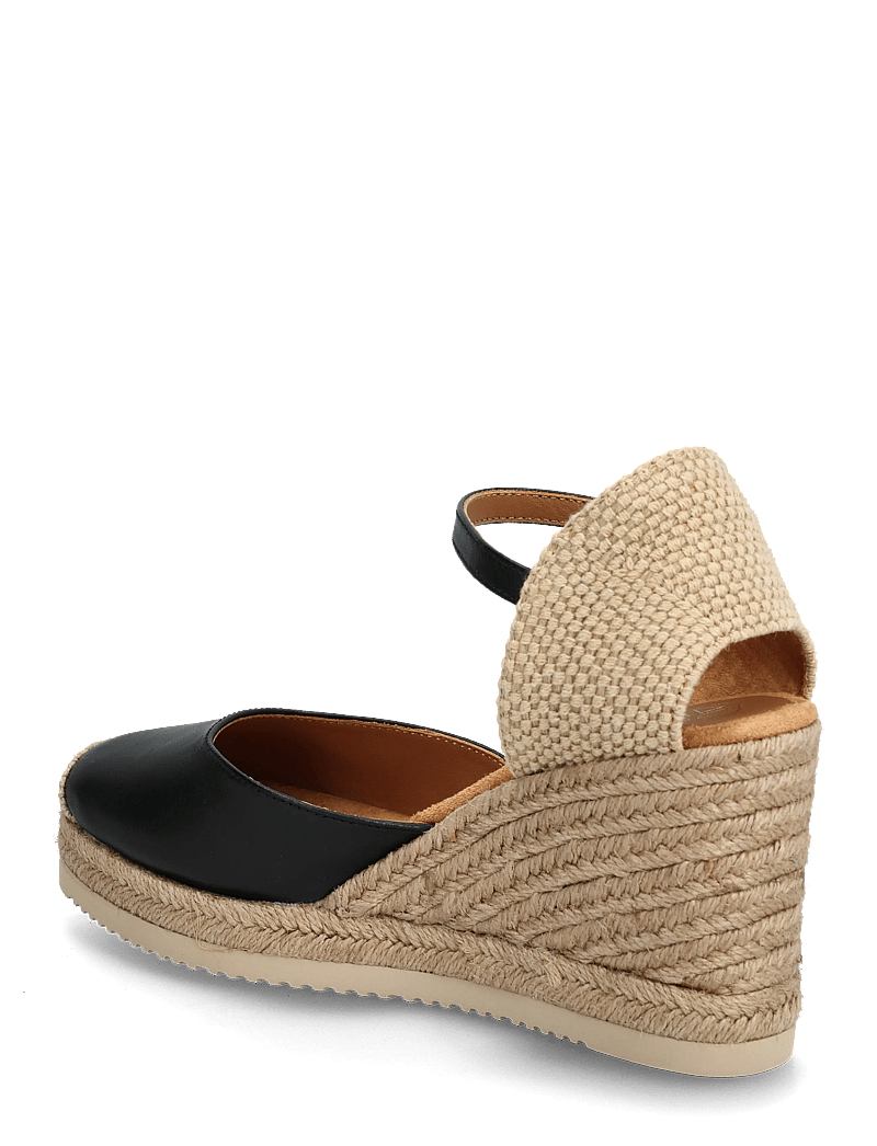 UNISA - CASTILLA_26_NTO - espadrilles mit absatz - black - 2