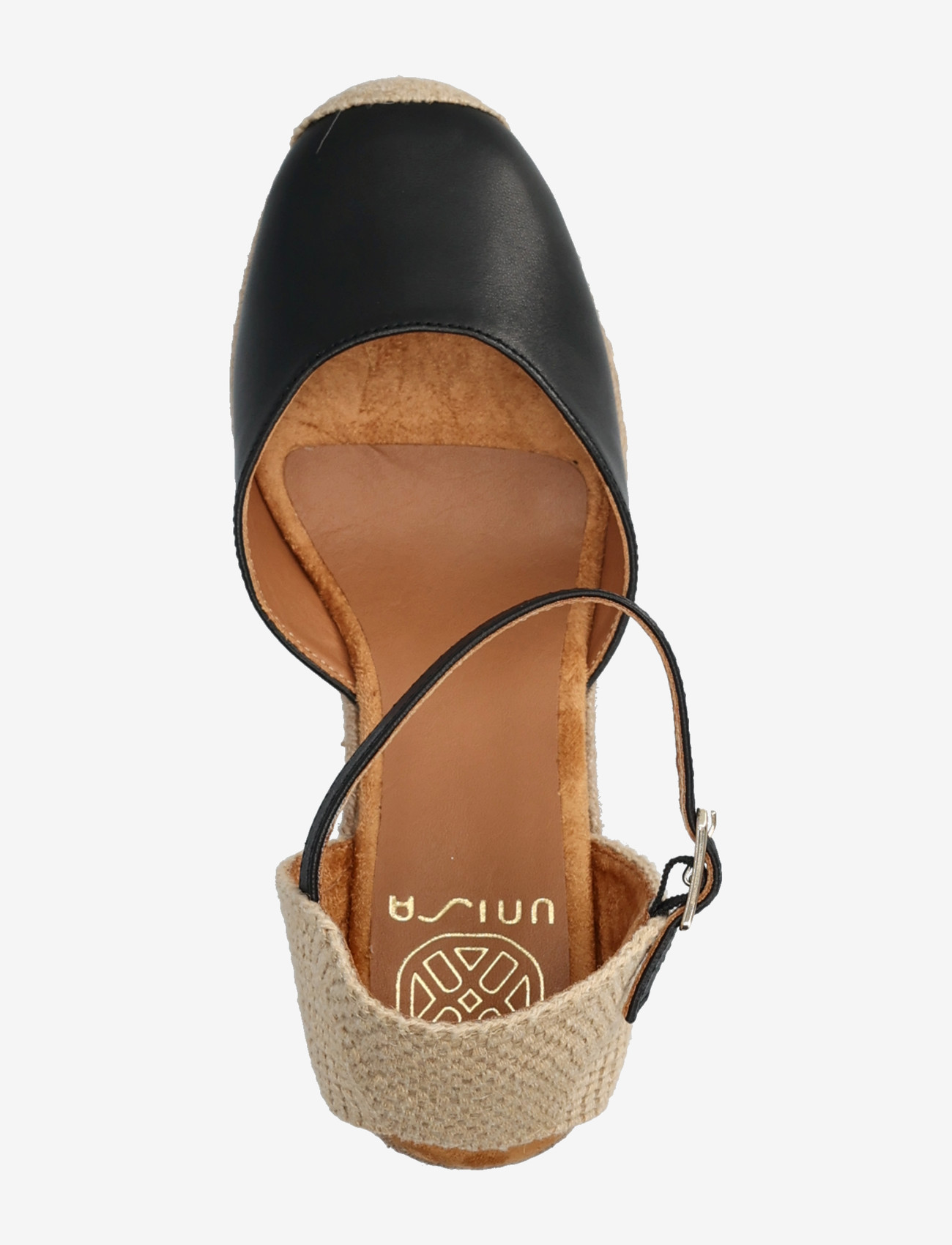 UNISA - CASTILLA_26_NTO - espadrilles mit absatz - black - 3