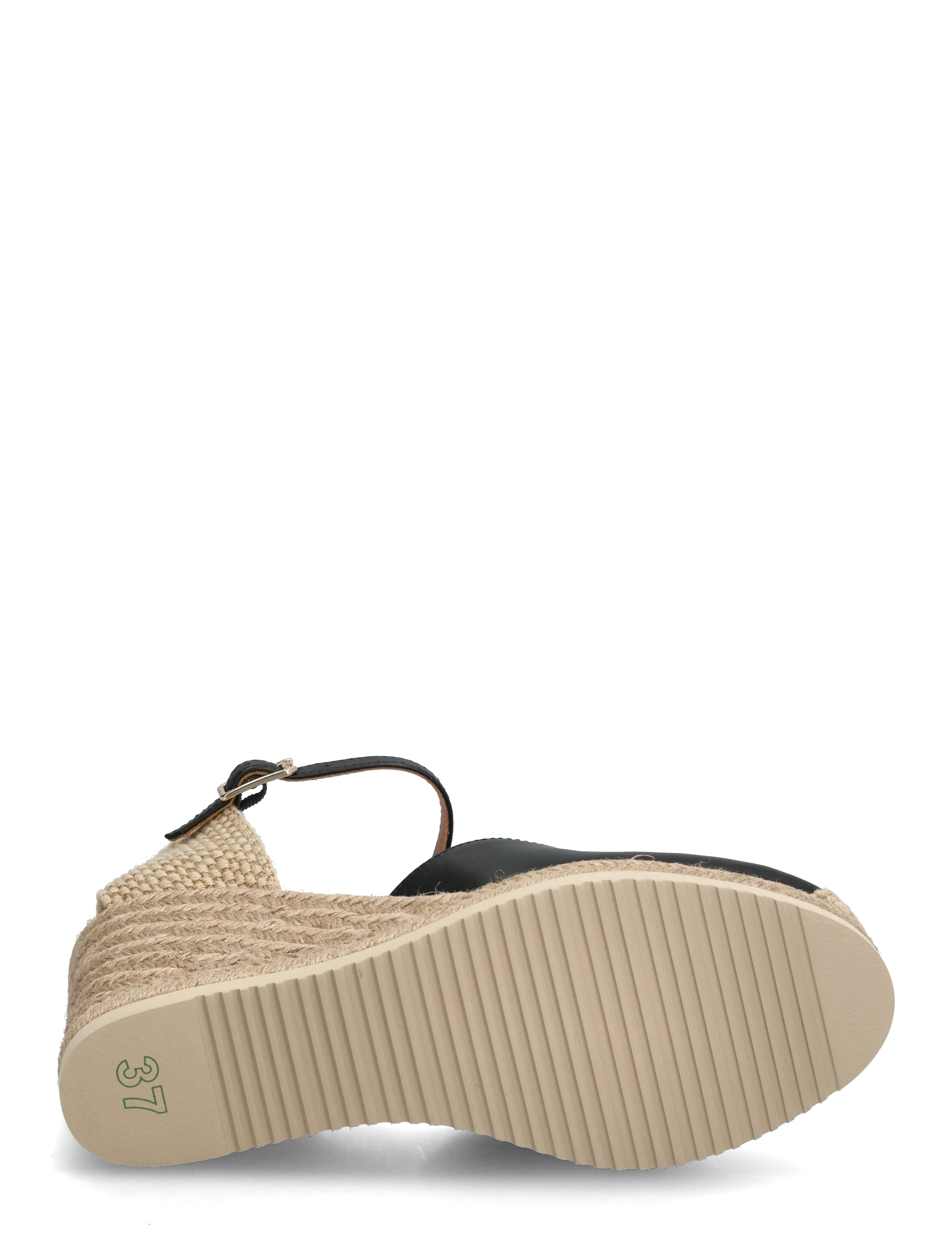 UNISA - CASTILLA_26_NTO - espadrilles mit absatz - black - 4