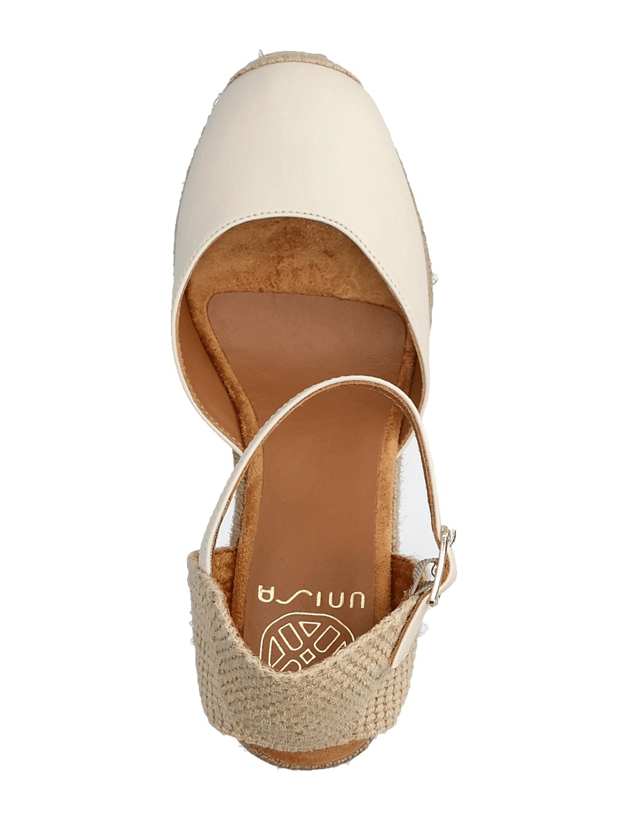 UNISA - CASTILLA_26_NTO - espadrillos med klack - ivory - 3