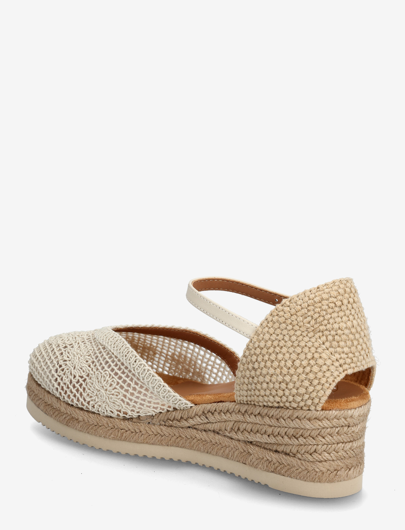 UNISA - CEUTA_NTO - højhælede espadrillos - ivory - 2