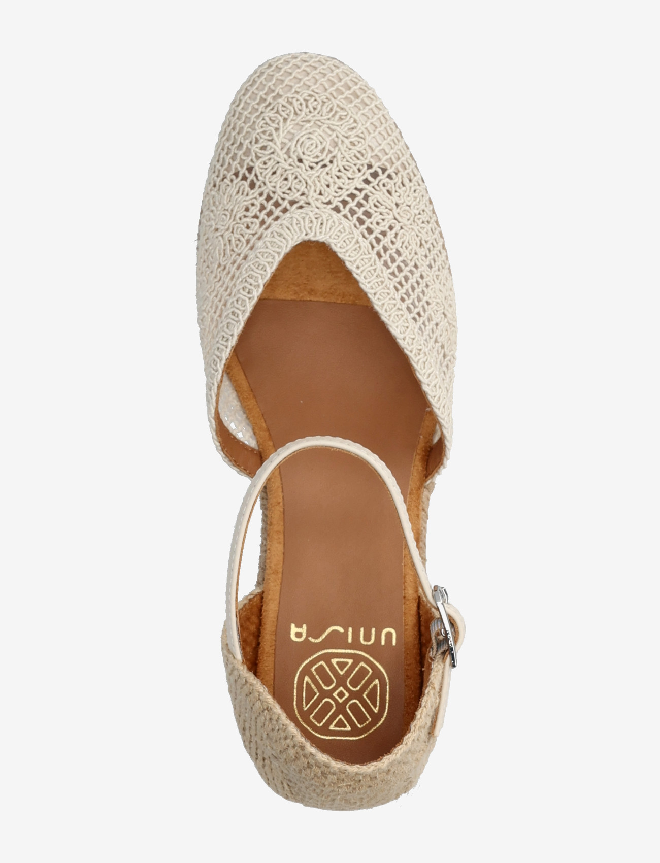 UNISA - CEUTA_NTO - højhælede espadrillos - ivory - 3