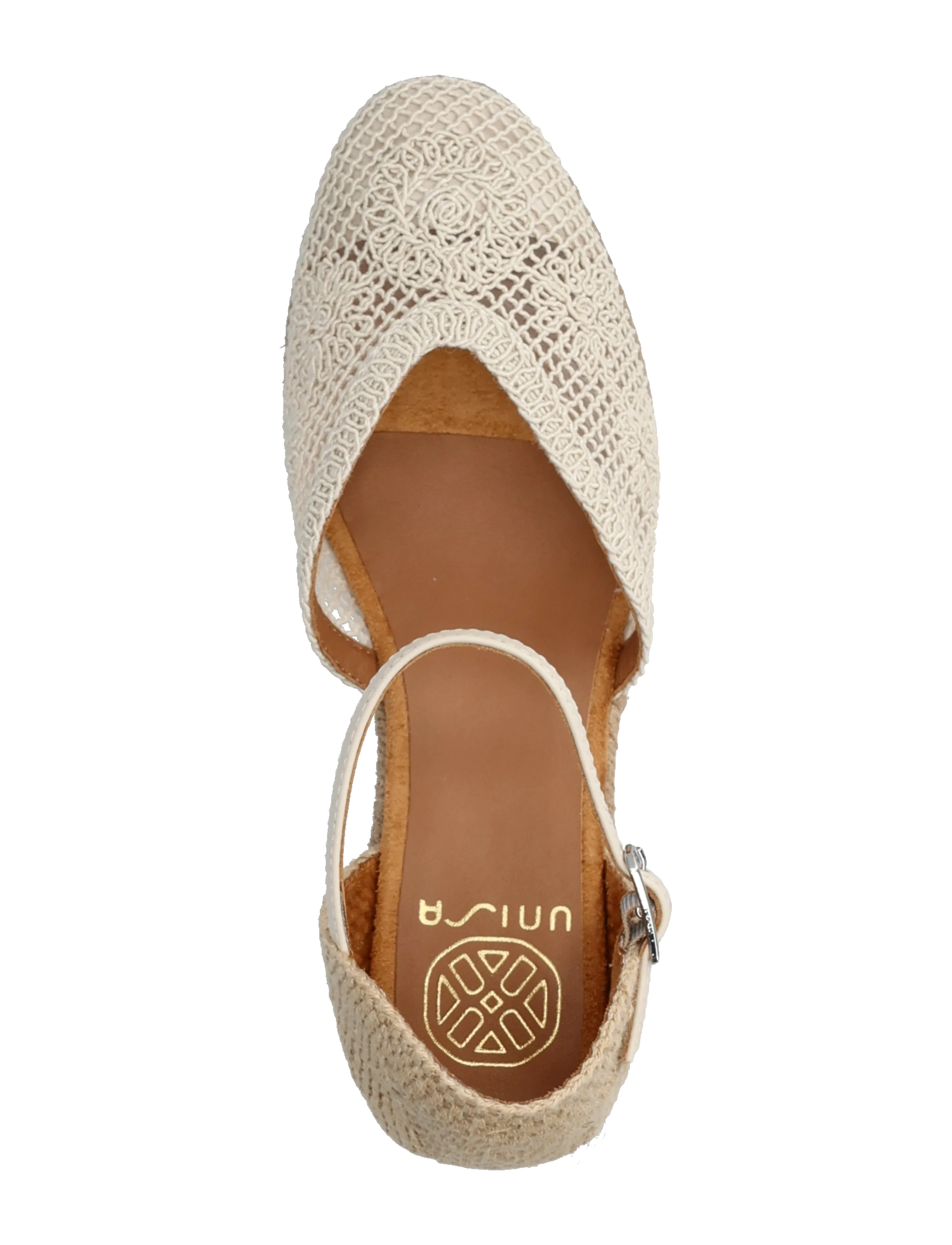 UNISA - CEUTA_NTO - augstpapēžu espadrilles - ivory - 3