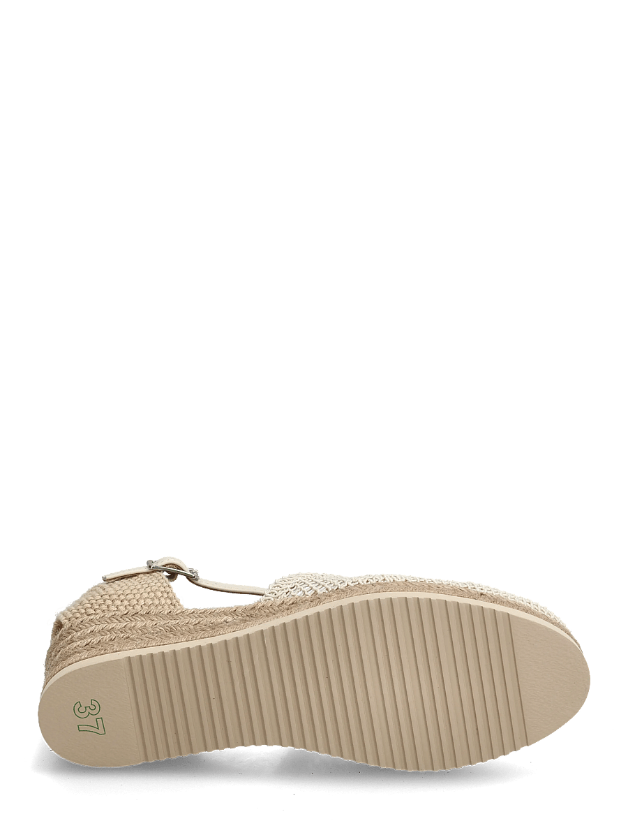 UNISA - CEUTA_NTO - augstpapēžu espadrilles - ivory - 4
