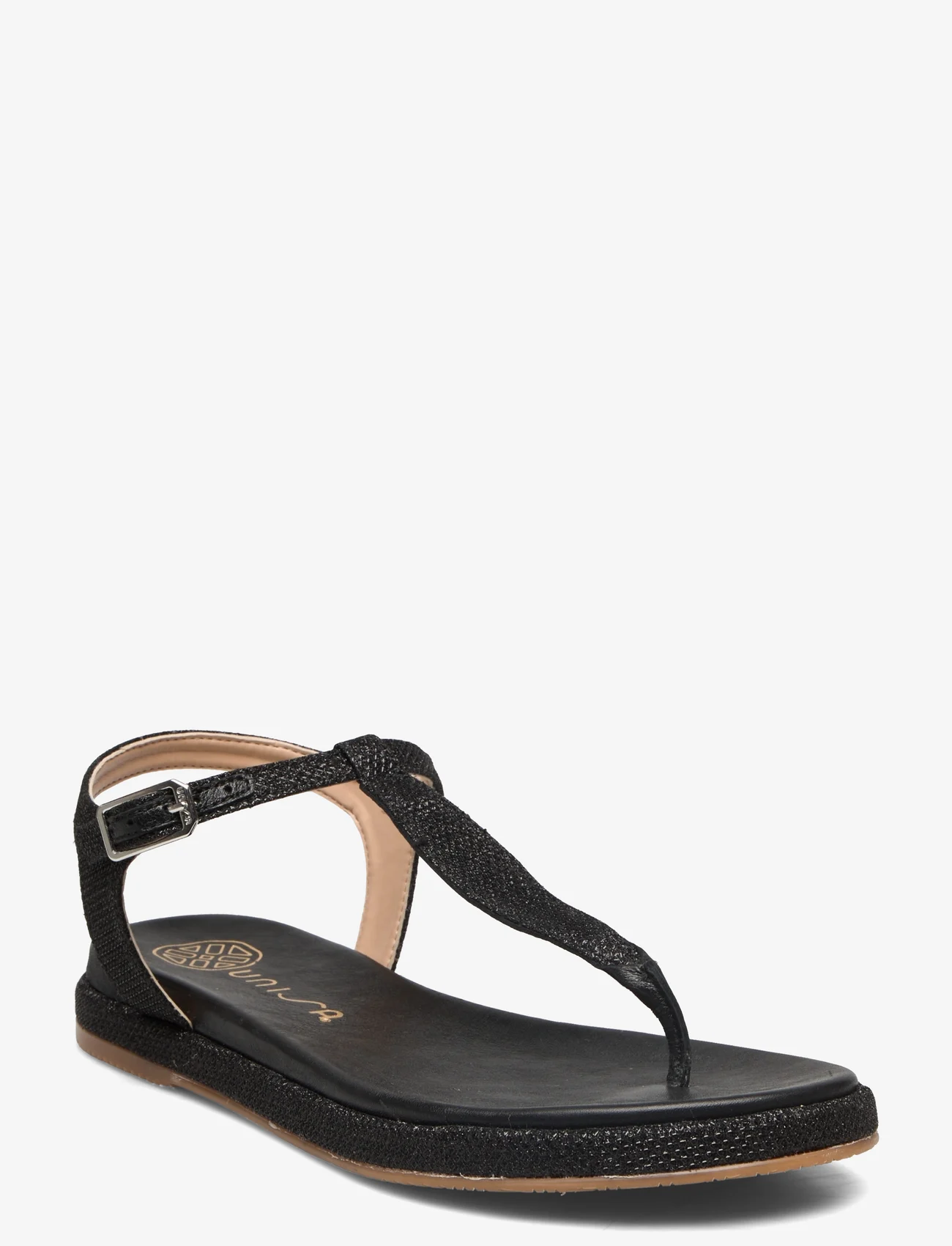 UNISA - CHARLOT_EV - flat sandals - black - 0