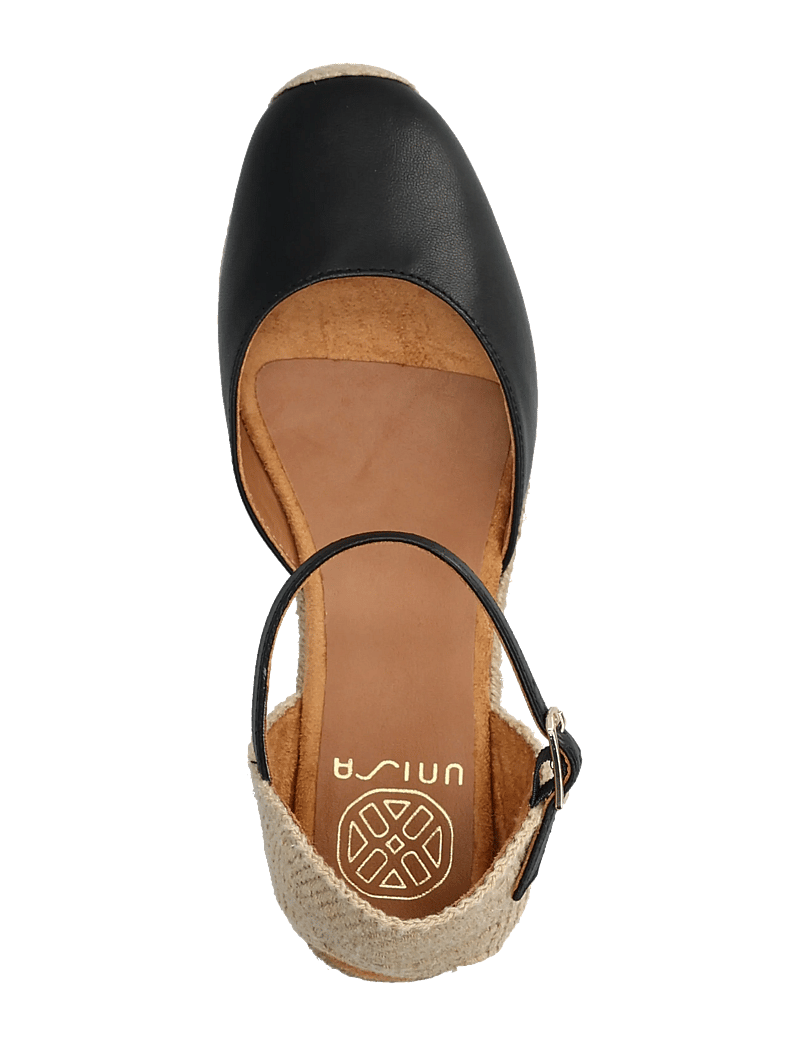 UNISA - CISCA_26_NTO - højhælede espadrillos - black - 3