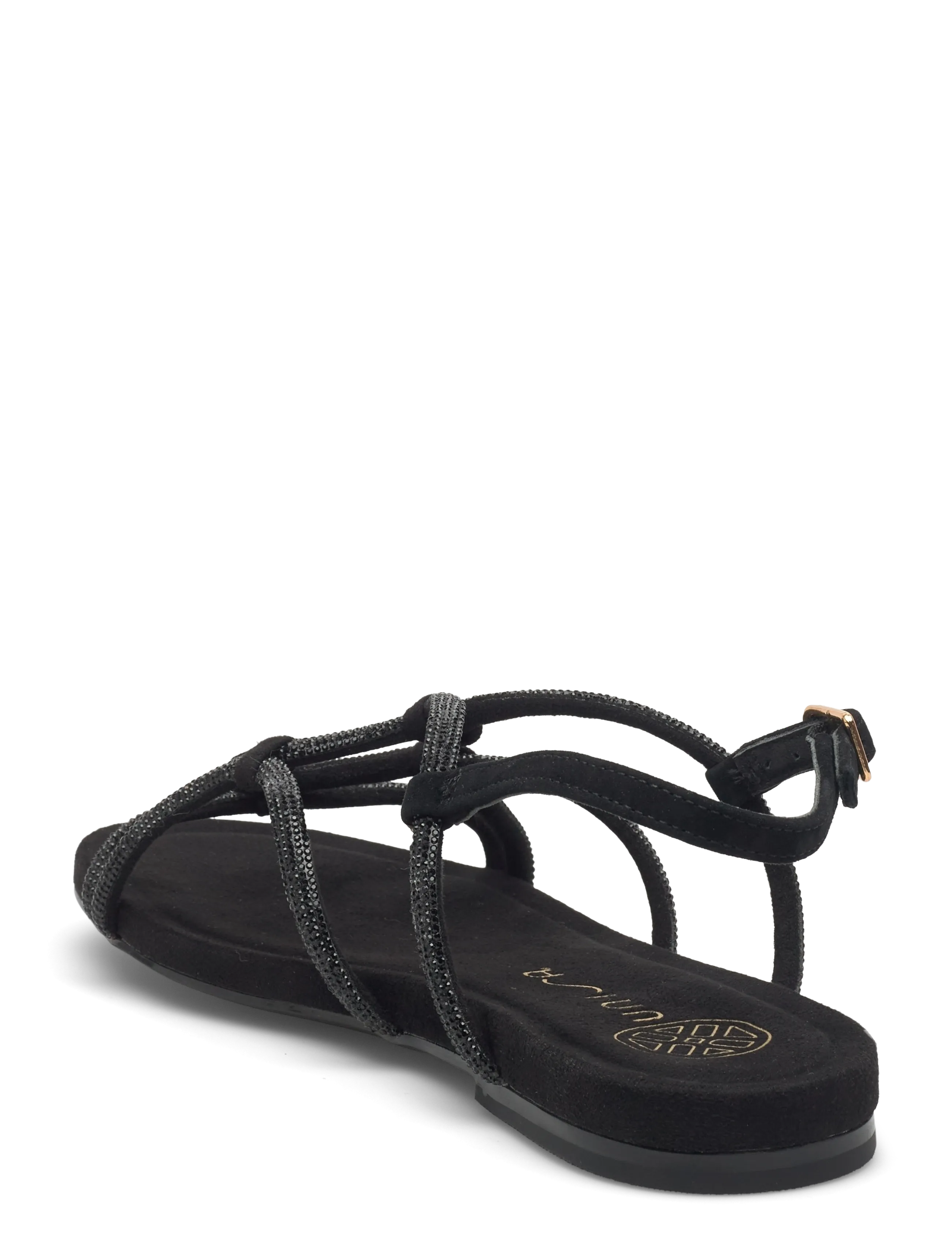 UNISA - COOPER_26_KS - flade sandaler - black - 2