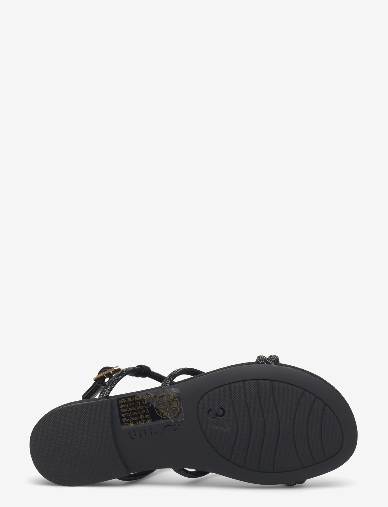 UNISA - COOPER26KS - kontsata sandaalid - black - 4