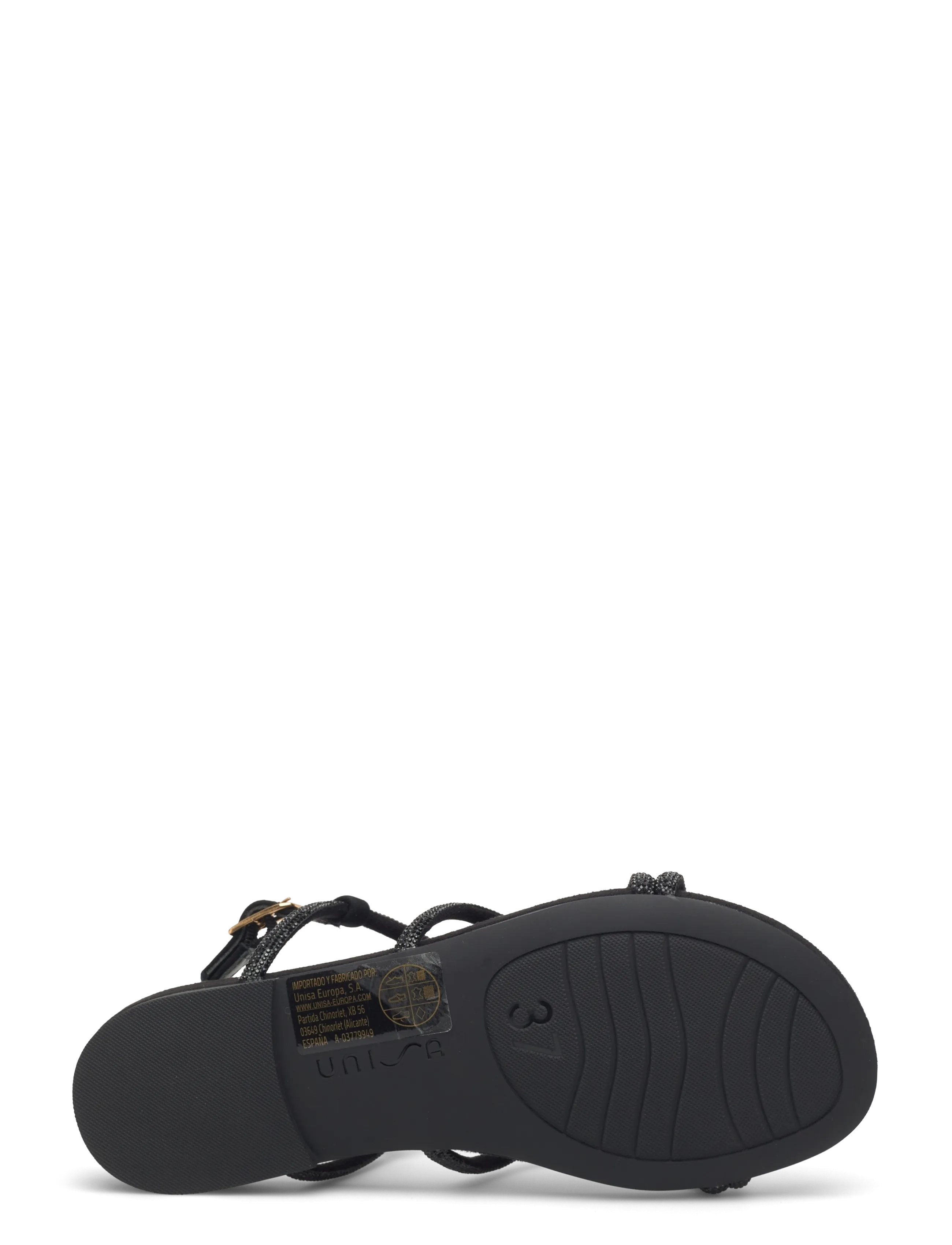 UNISA - COOPER_26_KS - flade sandaler - black - 4