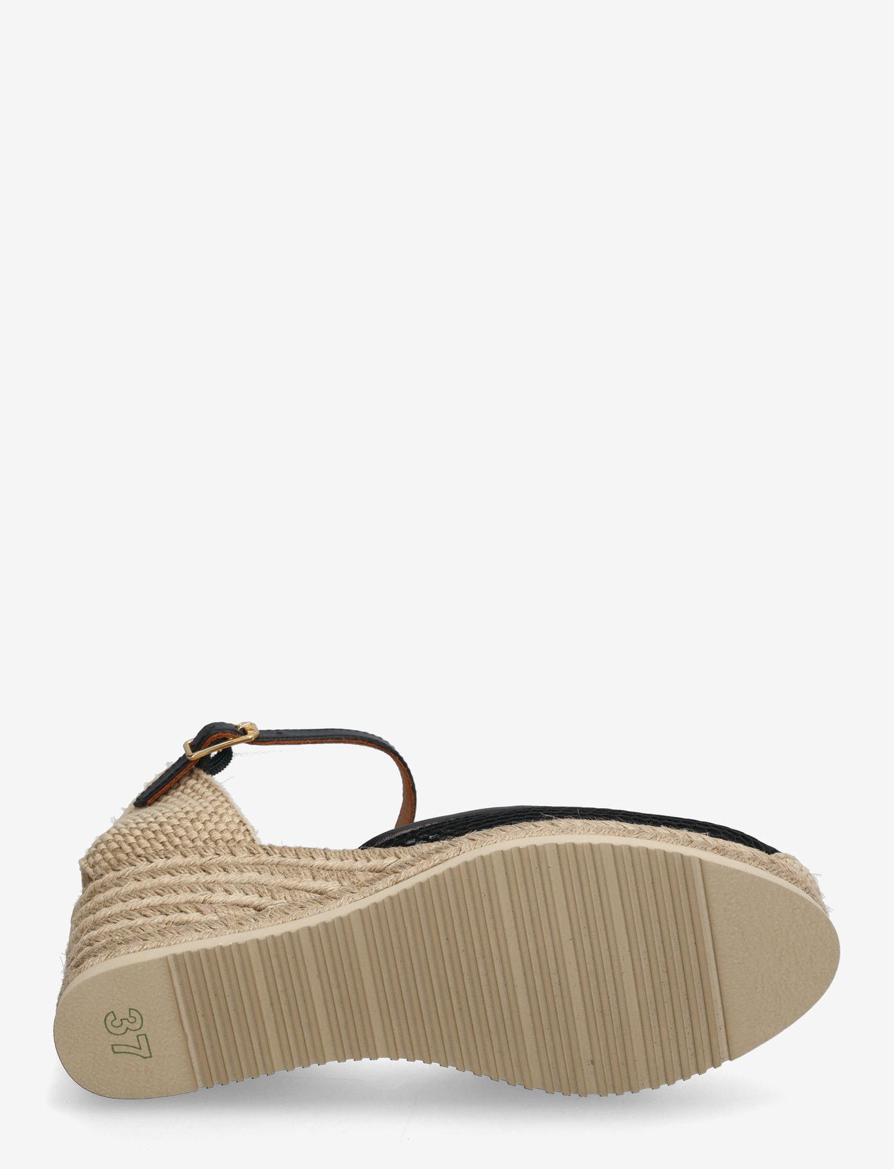 UNISA - COREBONFI - espadrilles mit absatz - black - 4