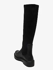 UNISA - FALERCE_RIB - høye boots - black - 2