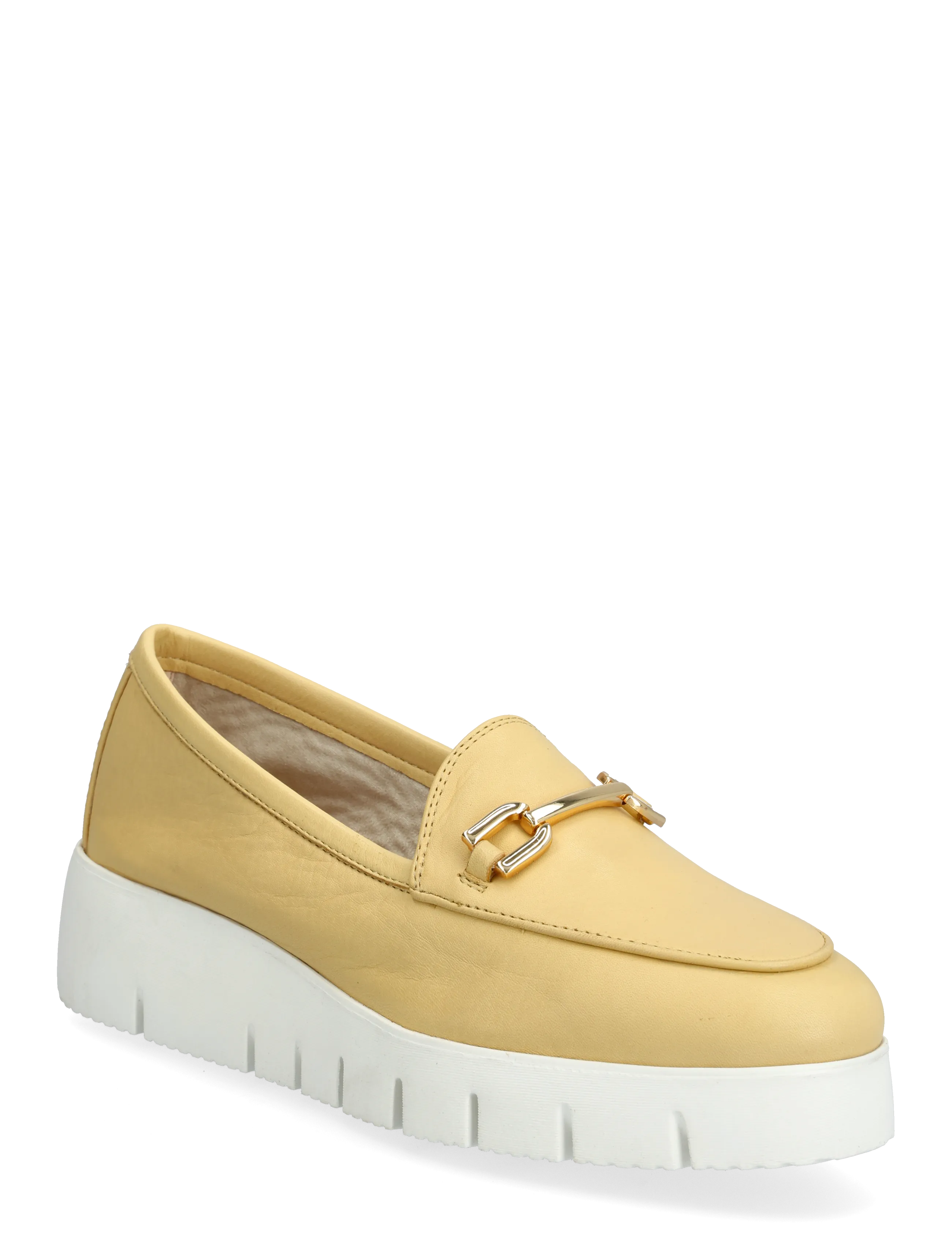 UNISA Famo_26_Gra, 39, Yellow, Loafers > Heeled Loafers, Dame