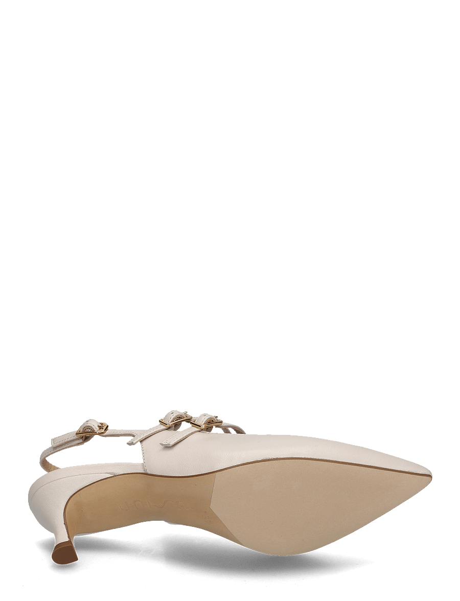 UNISA - INAZARNTO - slingbacks med hæle - ivory - 4