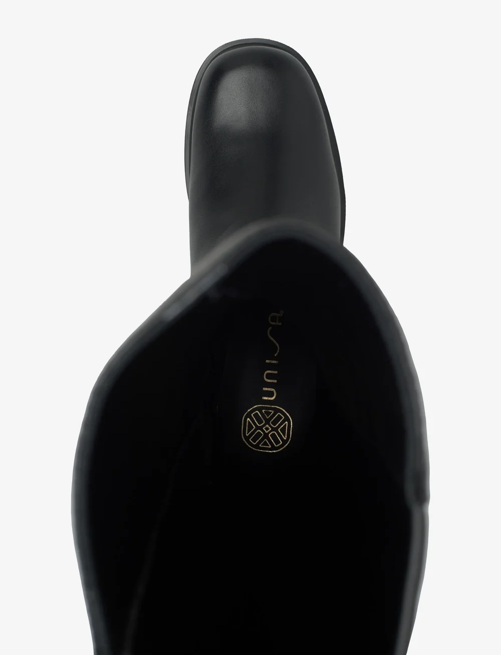 UNISA - JABILOSTTSTN - pika säärega saapad - black - 3