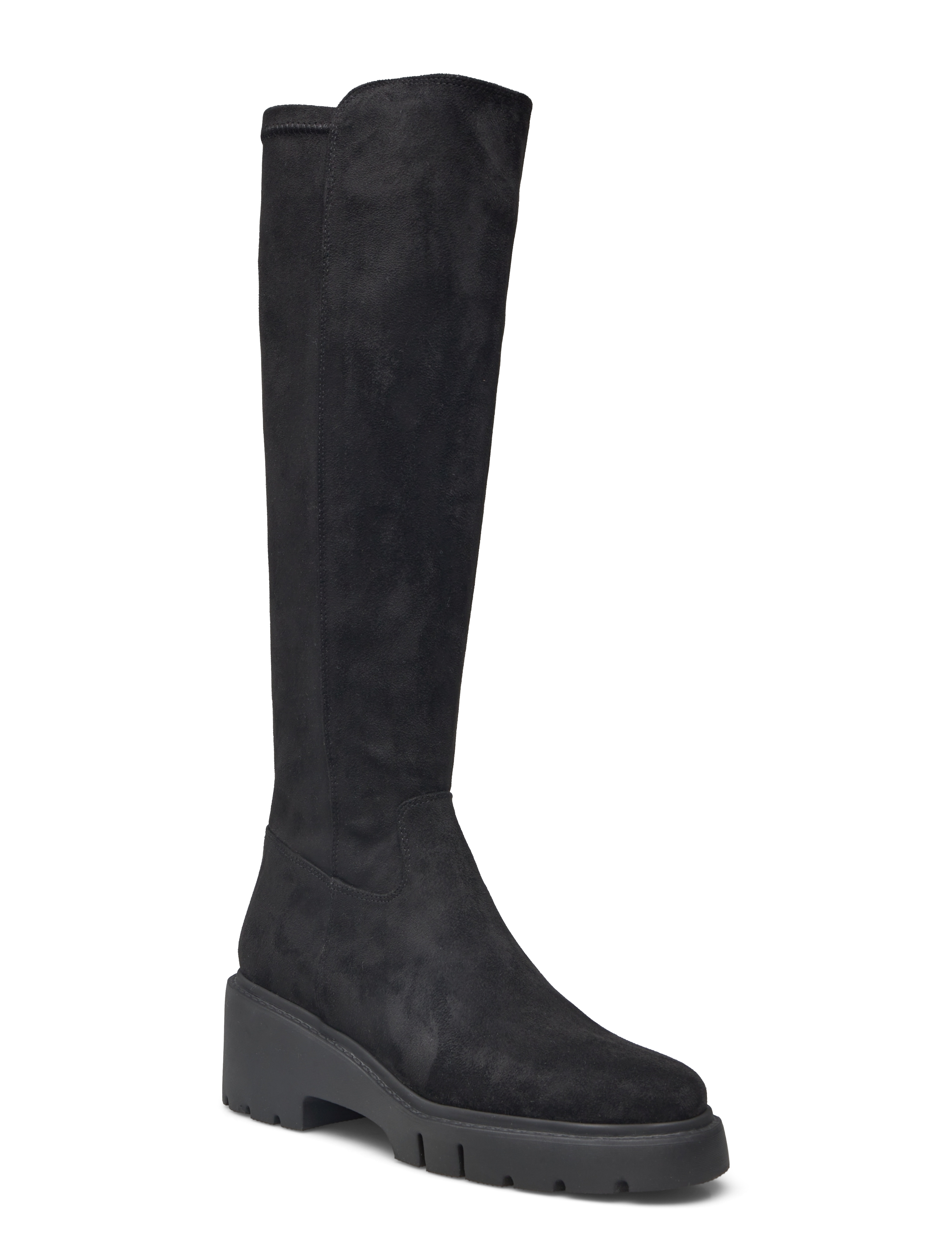 UNISA JACEF24ST - Langskaftede støvler - BLACK / black