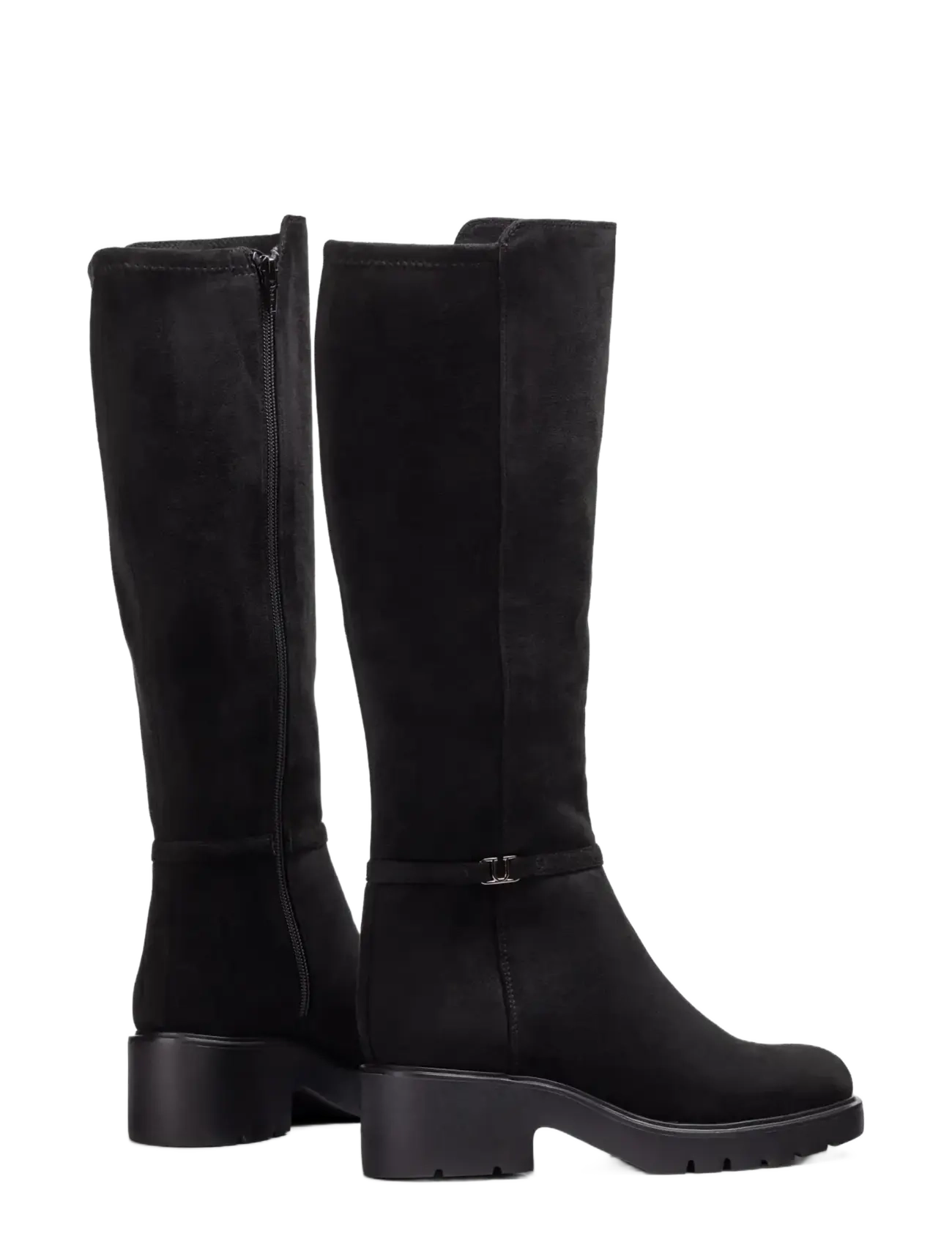 UNISA JONYSTTSTN - Knee high boots - BLACK / black