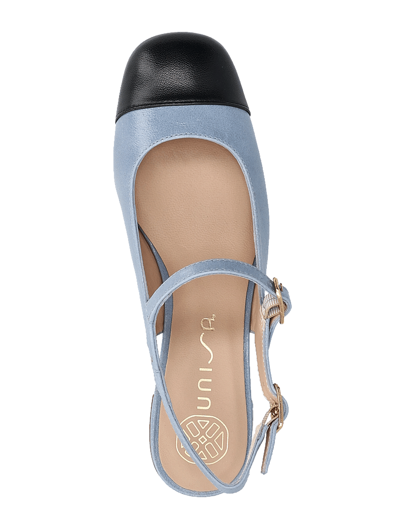 UNISA - JUMISGIANTO - kontsaga slingback-kingad - jeans/blk - 3