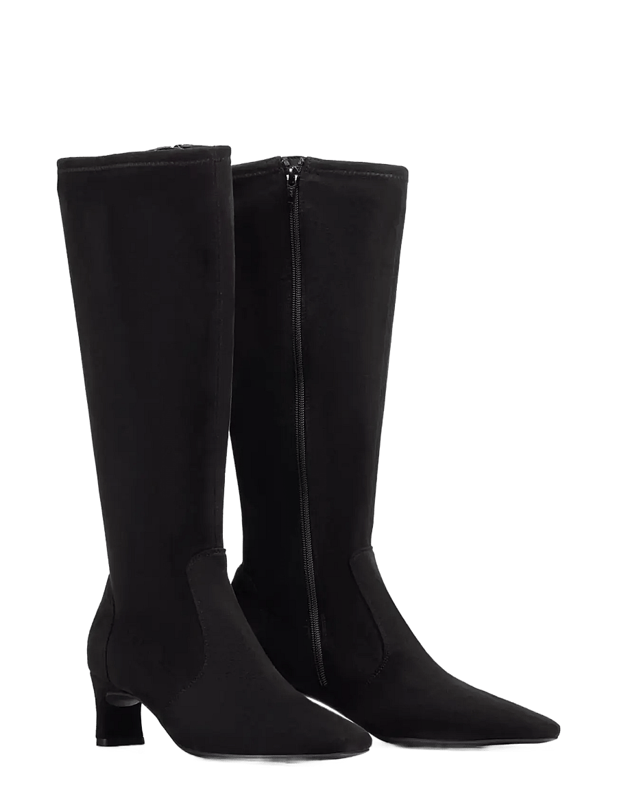 UNISA - JUNKERAST - knee high boots - black - 2
